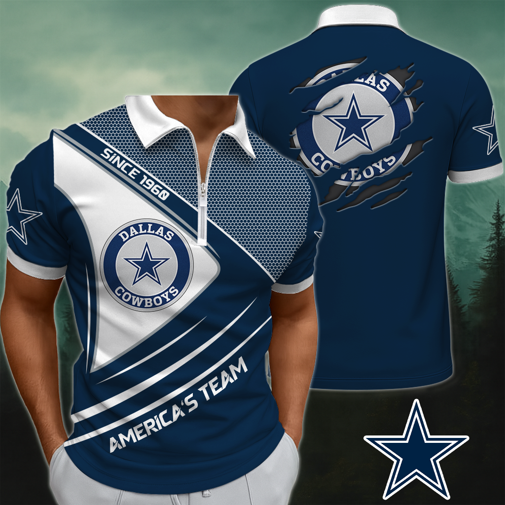 DC x NFL Premium 3D Zip Polo DDT NTL