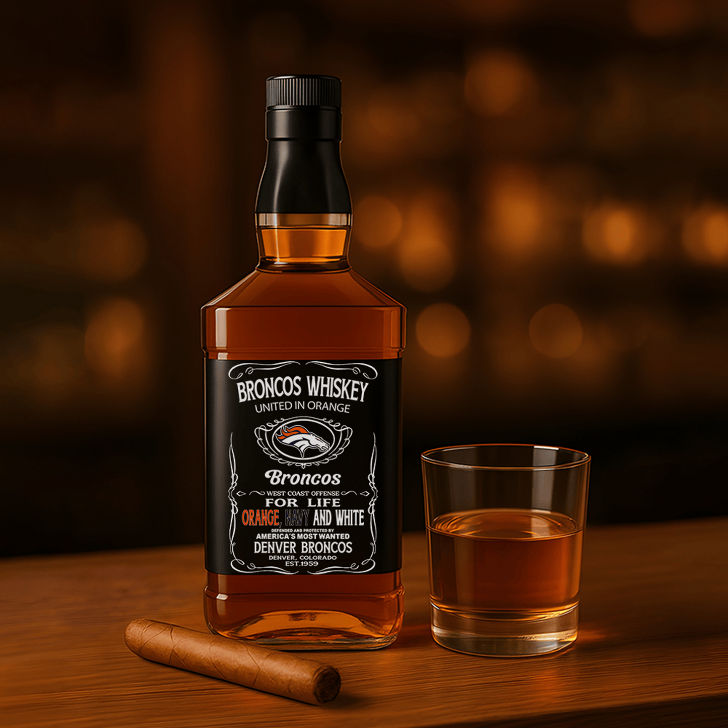 DEN x NFL Whiskey For True Fans Only DATND TANTD