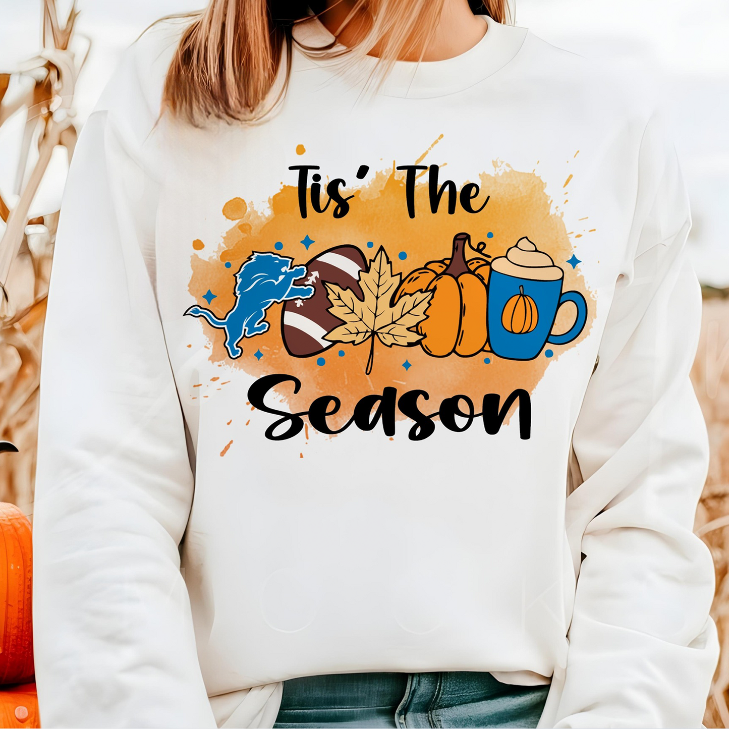 DET x NFL Tis' The SeaSon Sweatshirt DatND DVT