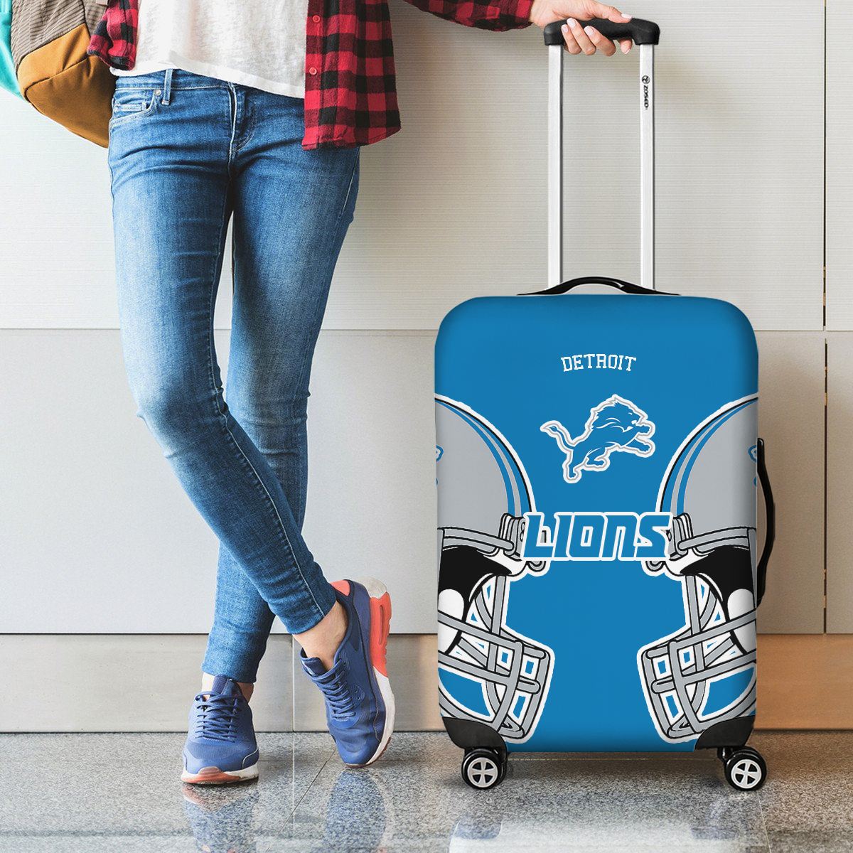 DL NFL V2 Luggage Cover Suitcase Protector DDT NTL