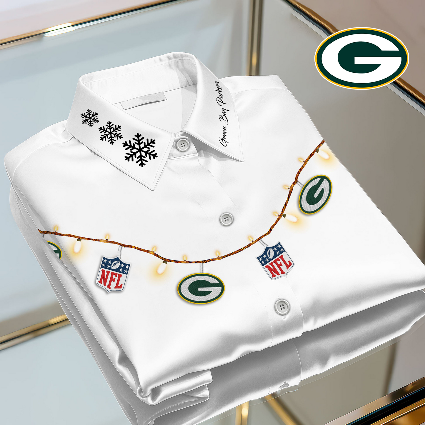 GB X Premium NFL Christmas Long Sleeve Casual Shirt V1 NAK NHT