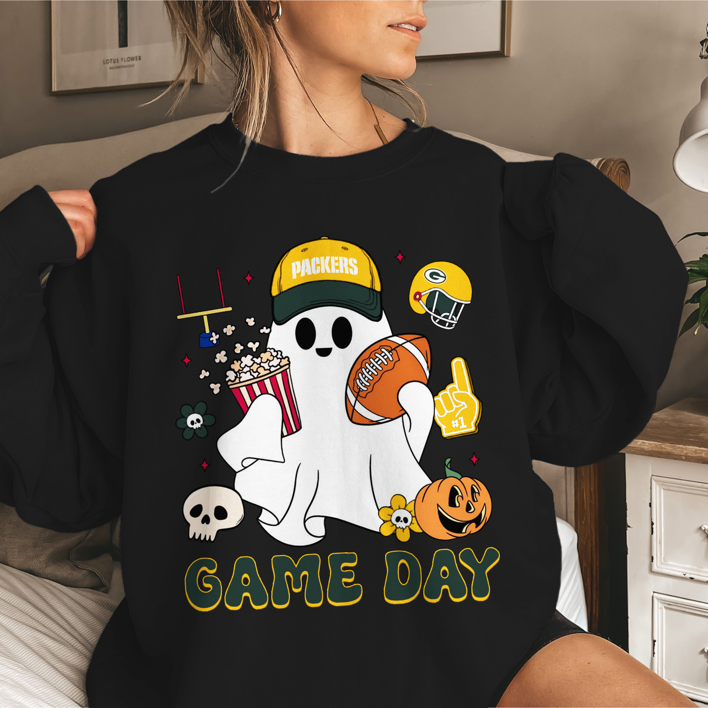 GBP Game Day Football Ghost Sweatshirt DDT NTL