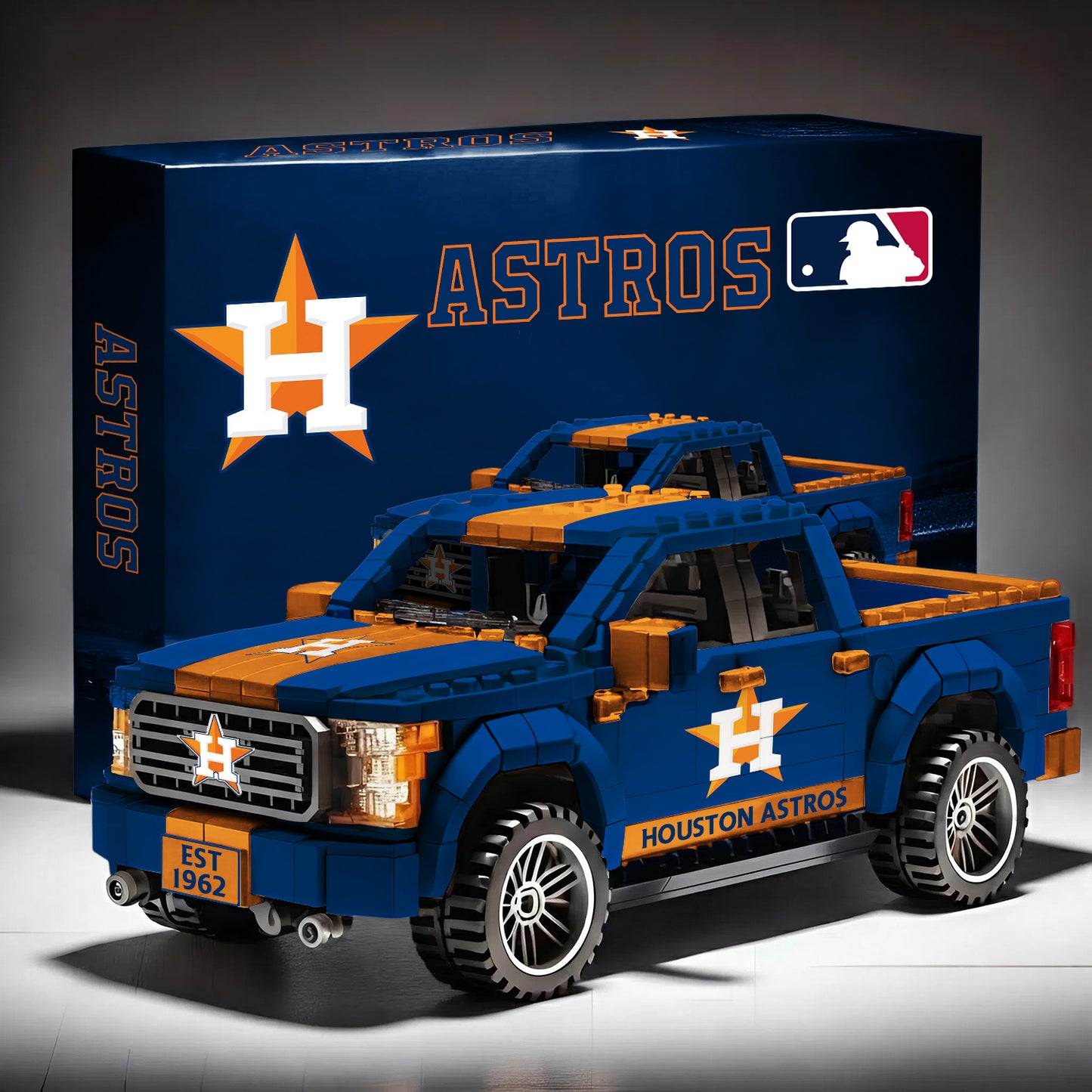 HA x MLB 3D Racing Truck Model Building Block Set V1 NAK NHM