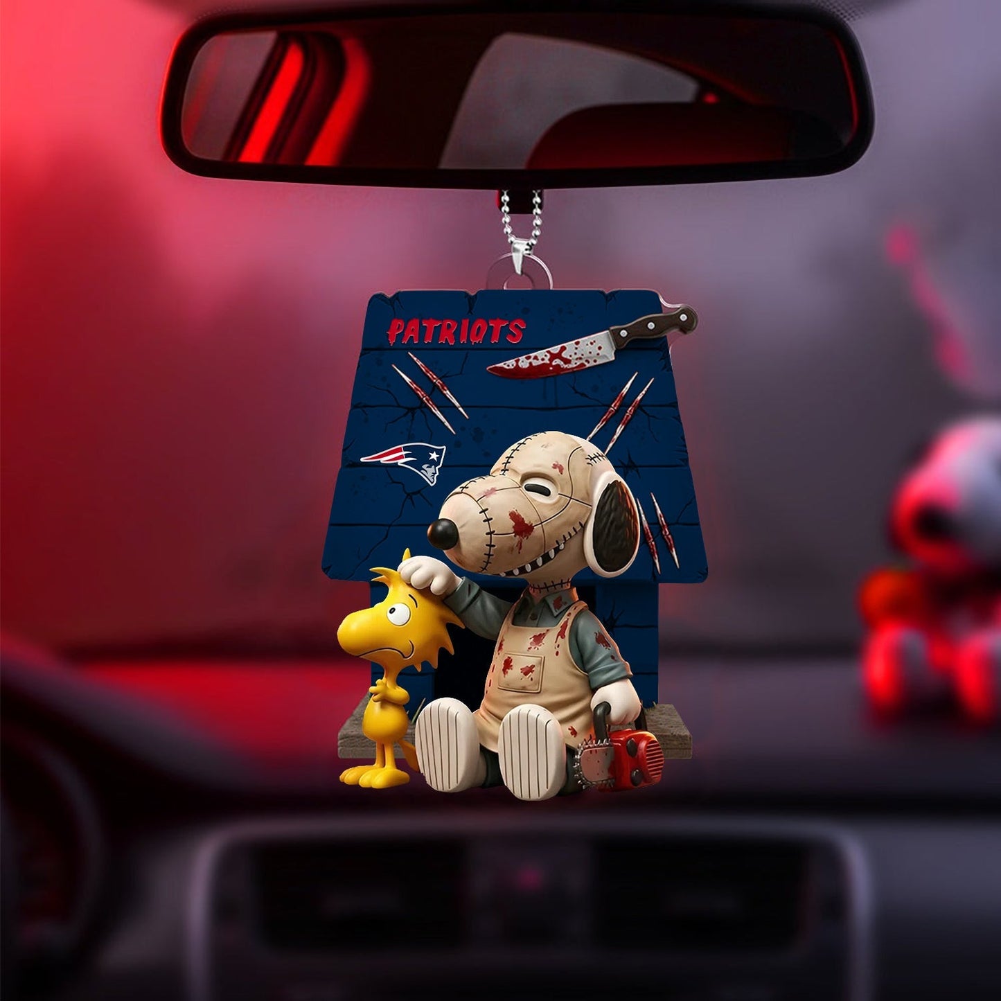 Horror Character x NFL NE ORNAMENT CAR NDT NHM