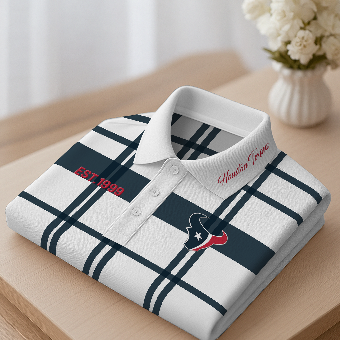 HOU Premium NFL Polo Shirt DatND DVT