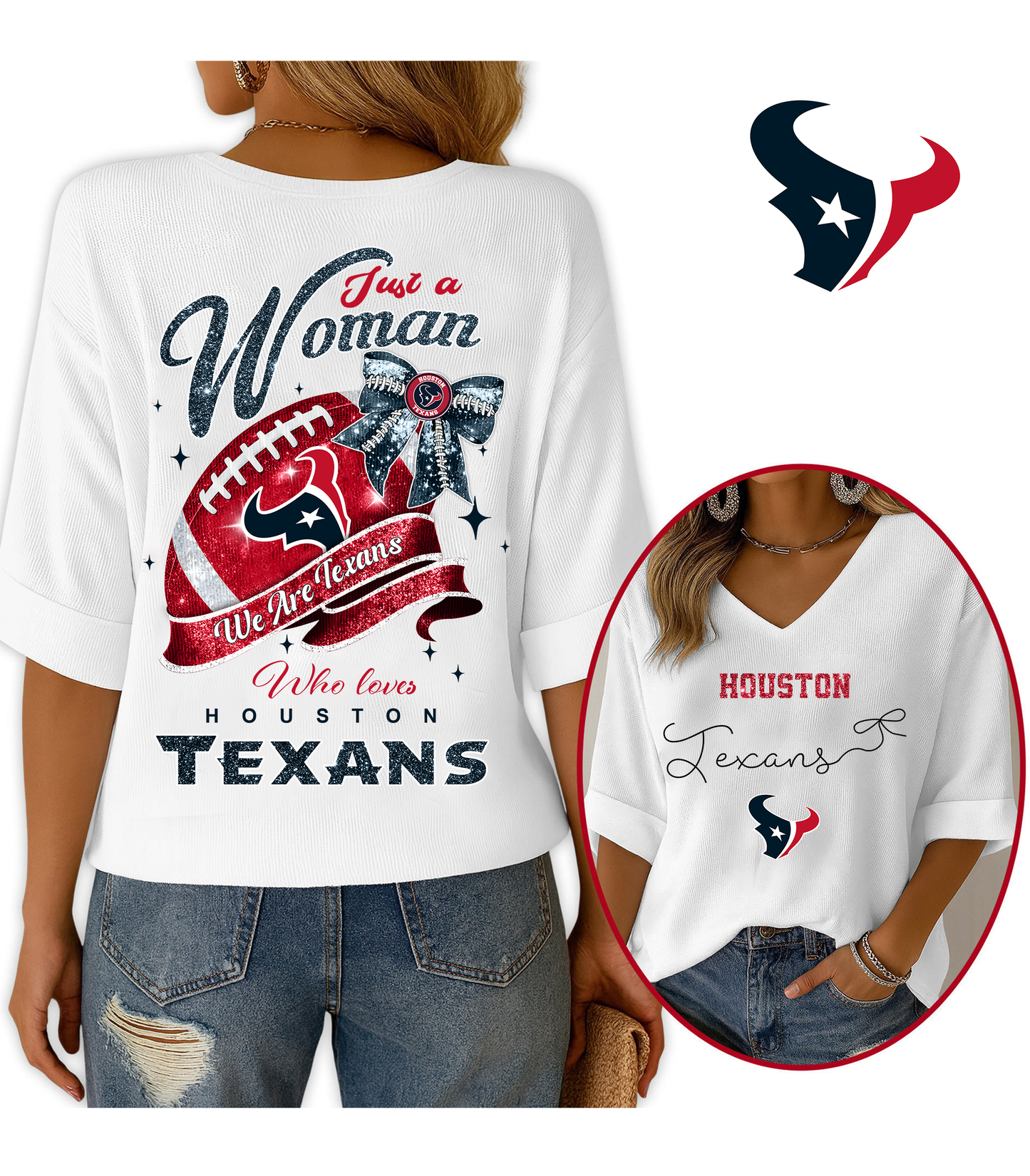 HOU x NFL Long Sleeve Shirt DATND THUONGNH