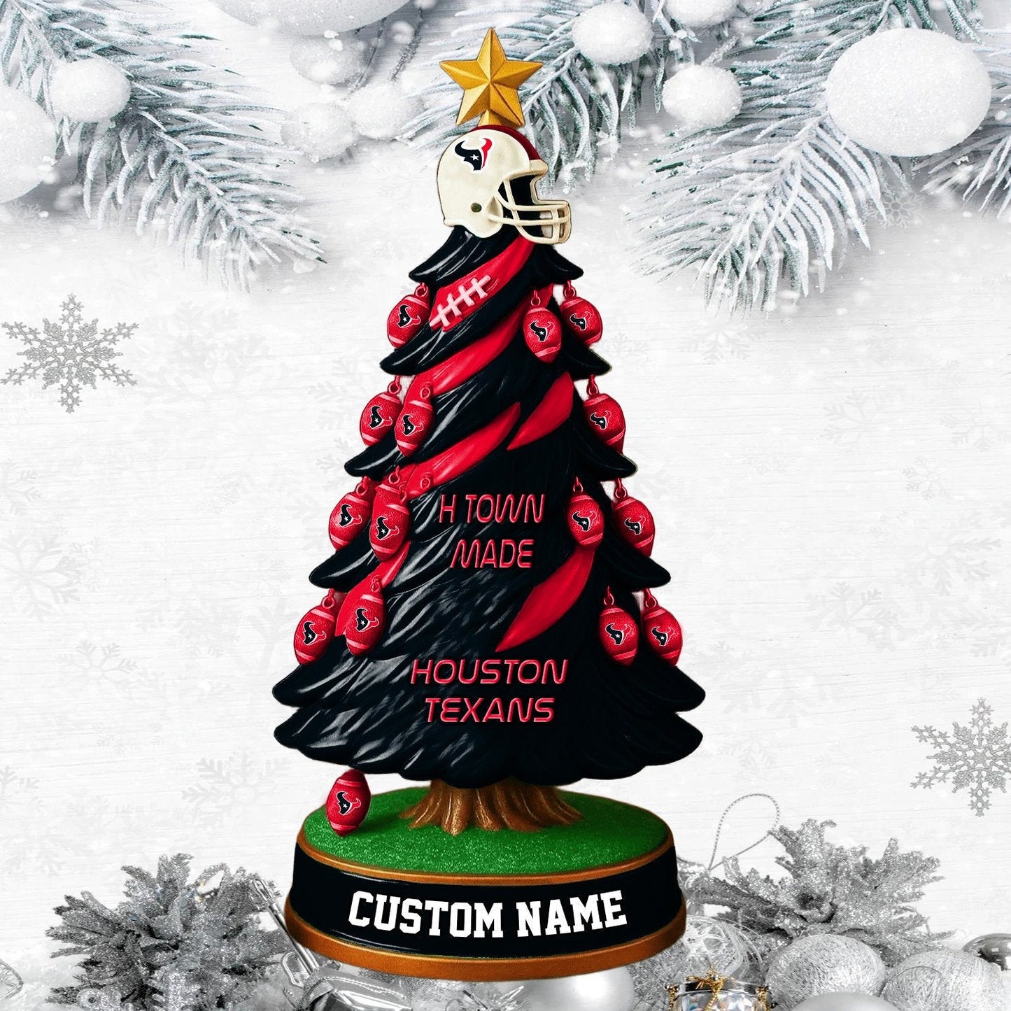 HT NFL Acrylic Block Gift For Fans DDT CTND