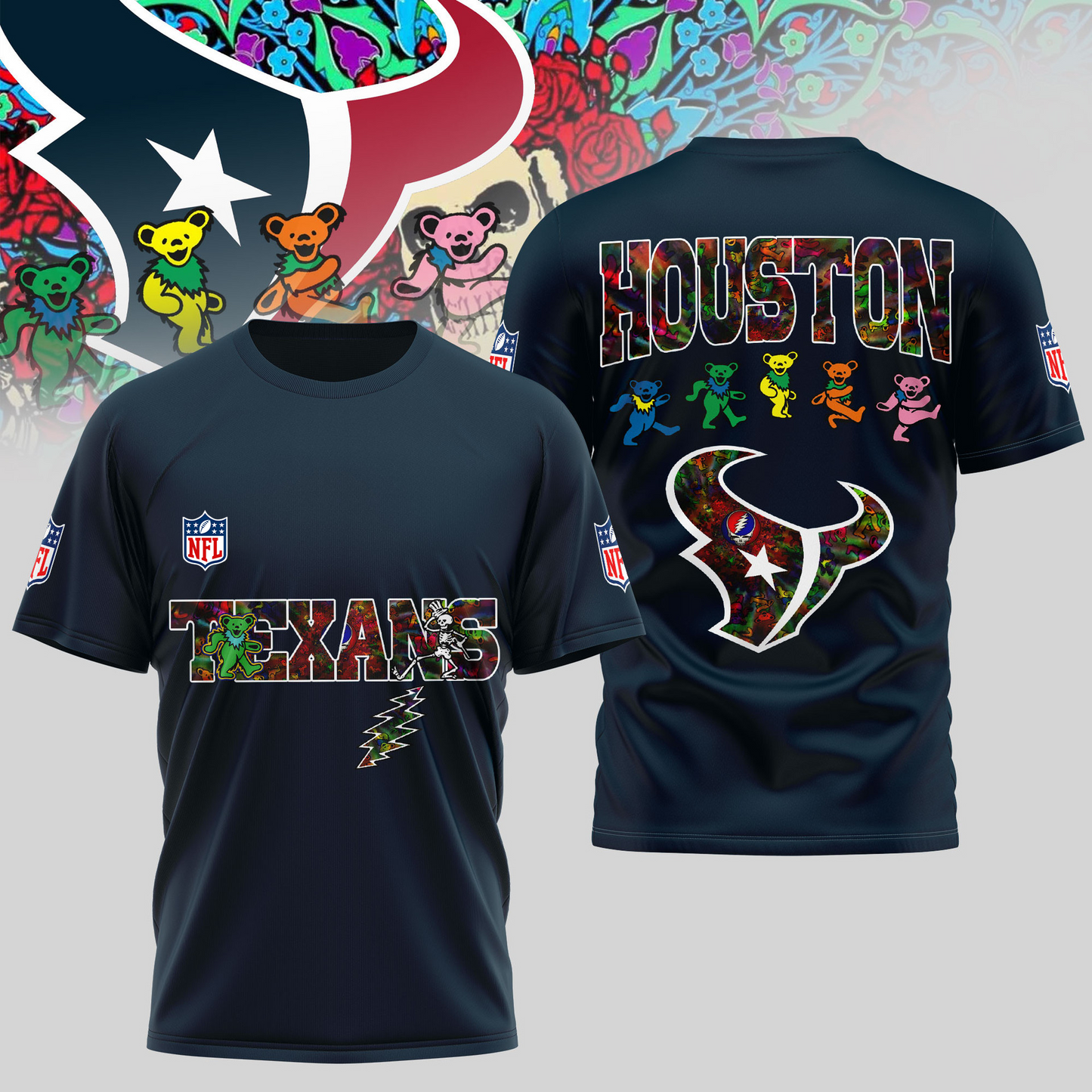 HT Premium NFL Dancing Bear T-Shirt DDT HLPHUONG