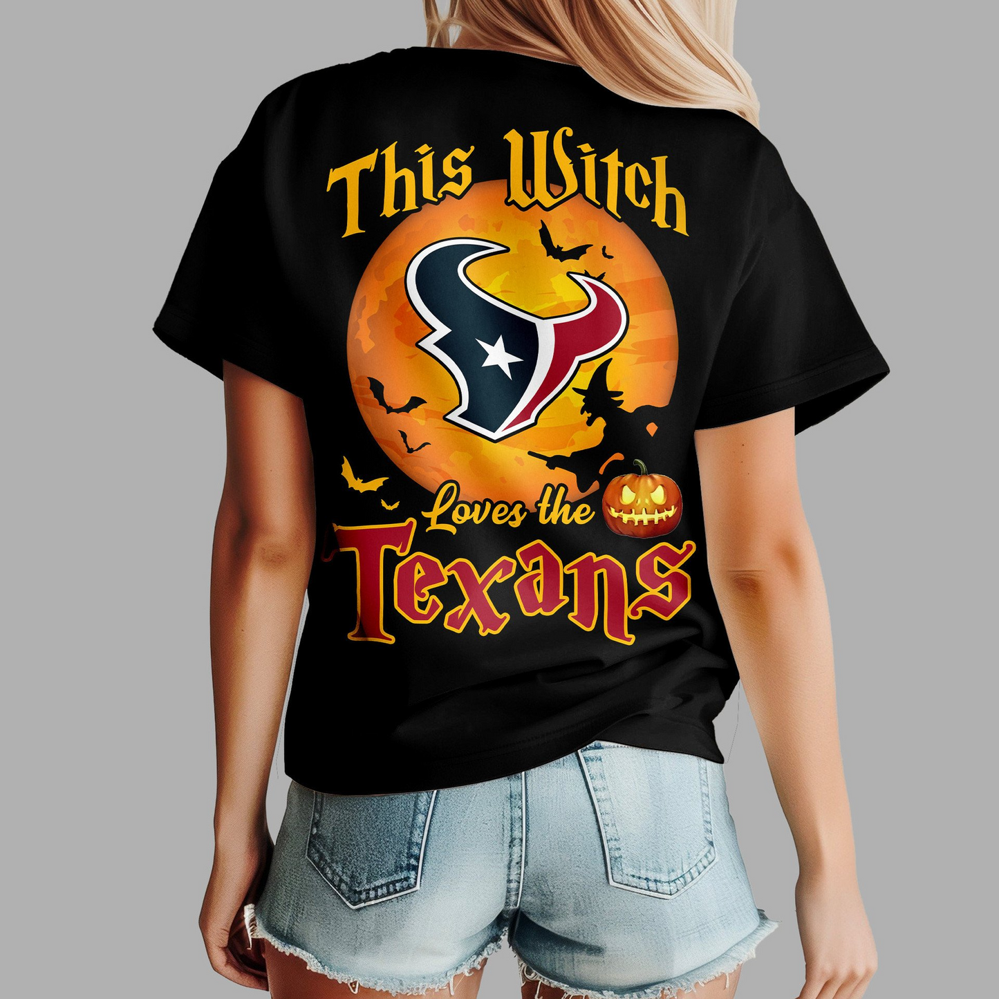 HT Premium NFL Halloween Witch Women Shirt DDT CTND