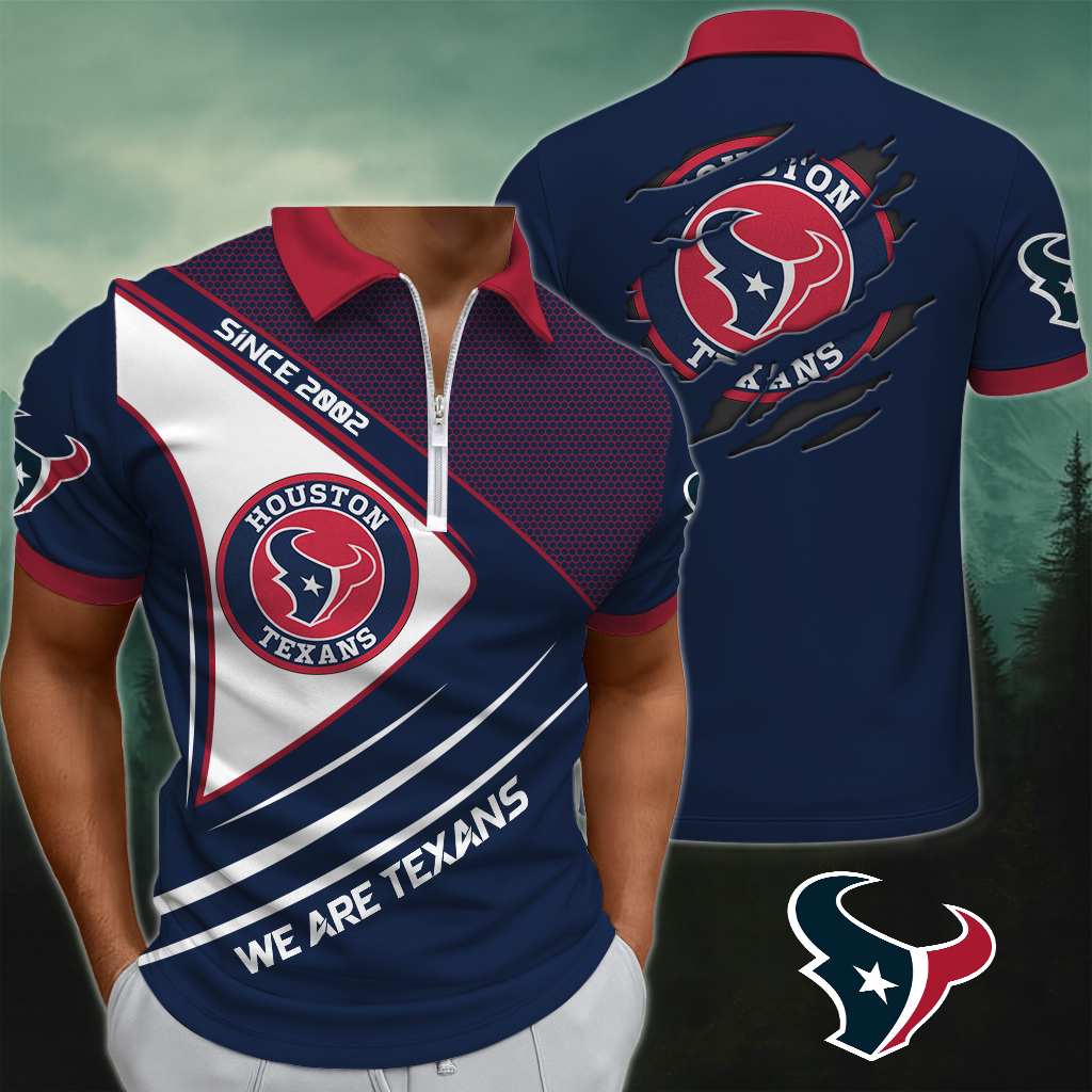 HT x NFL Premium 3D Zip Polo DDT NTL