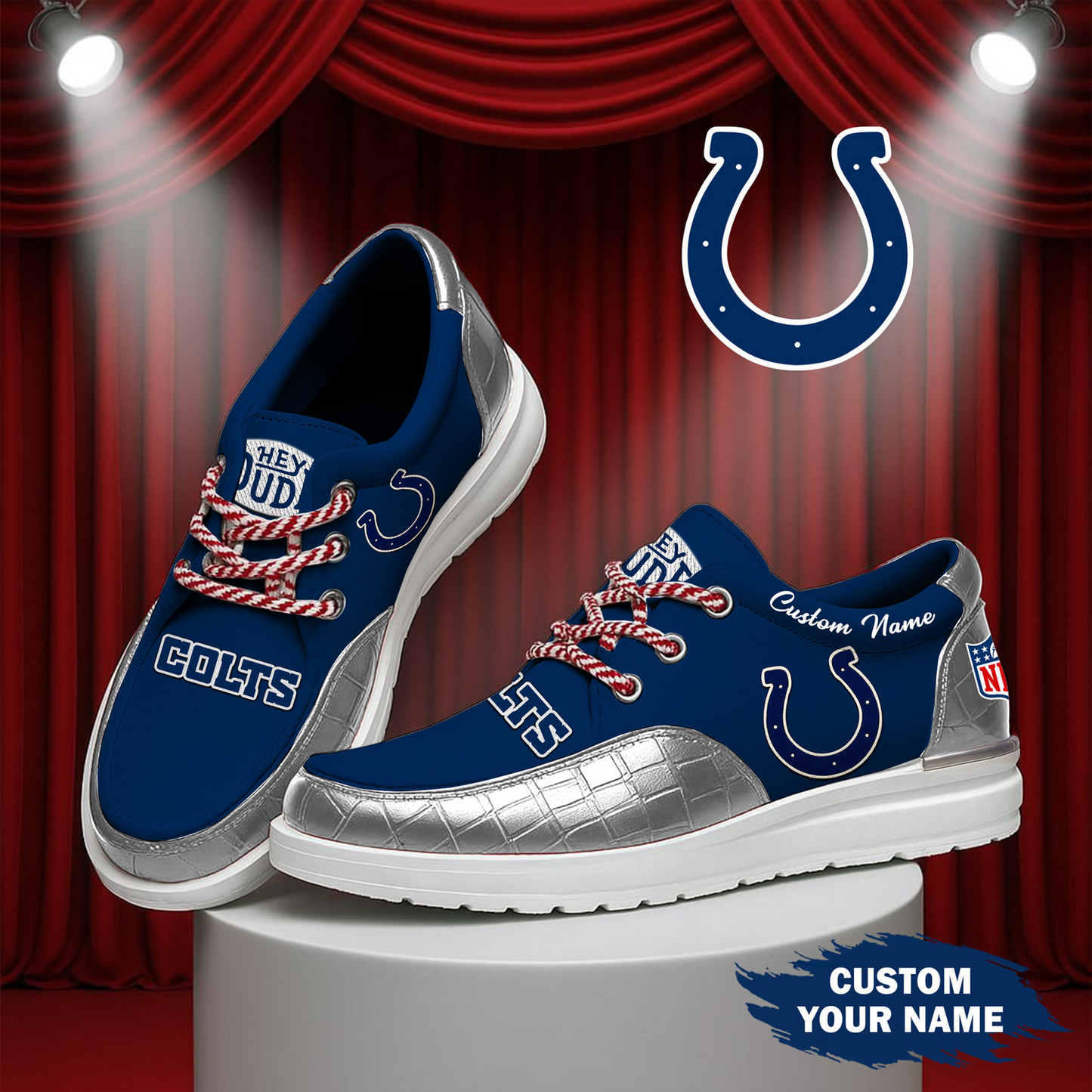 IND x NFL Premium Leather Loafer Shoes TUANND TANTD