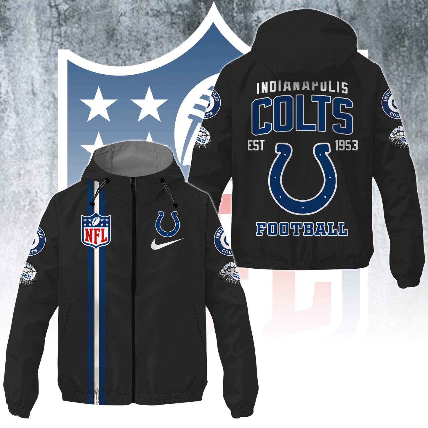 IND x NFL Windbreaker Jacket DATND TANTD