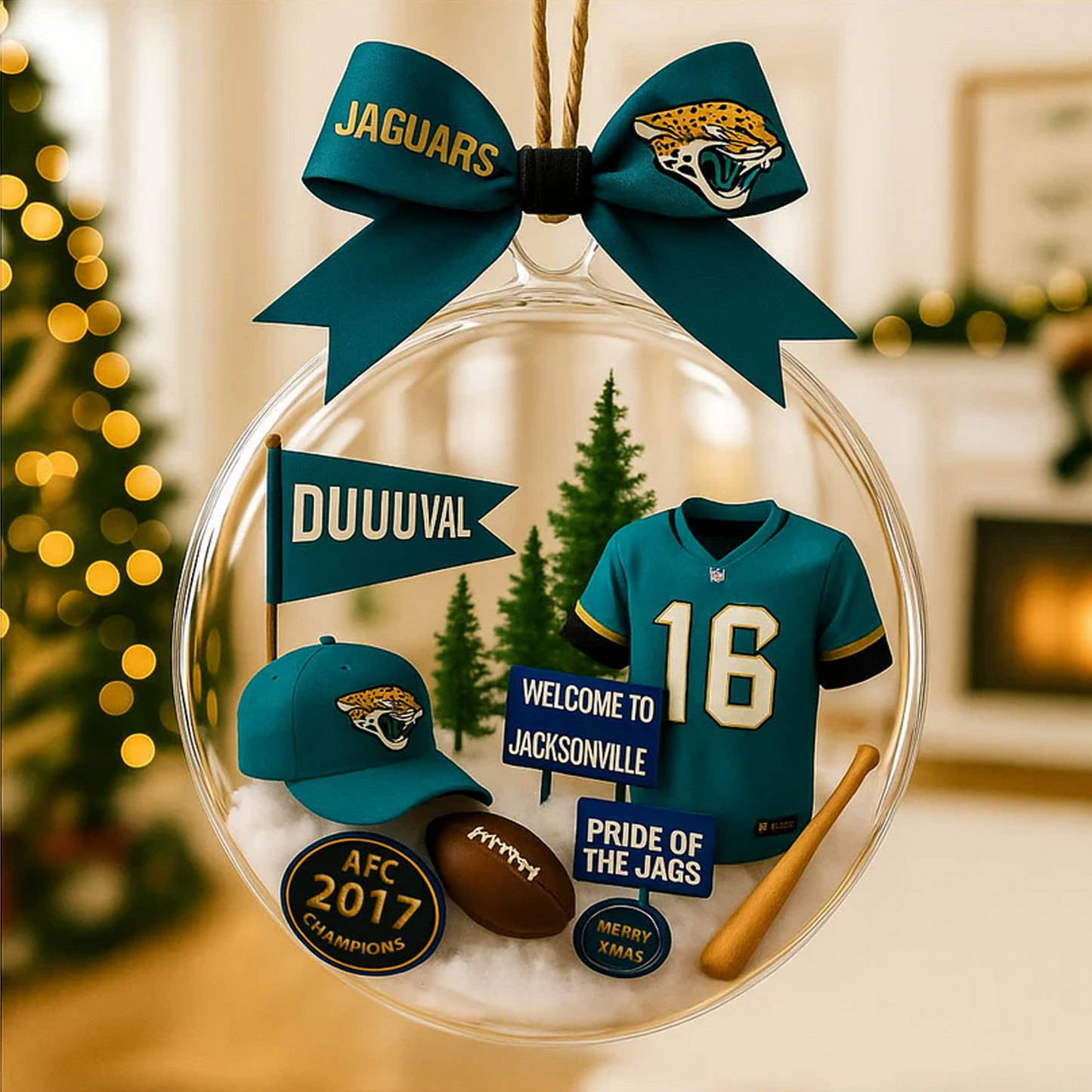 JAC X NFL Baseball Team Christmas Tree and Uniform Pendant V1 NAK NHT