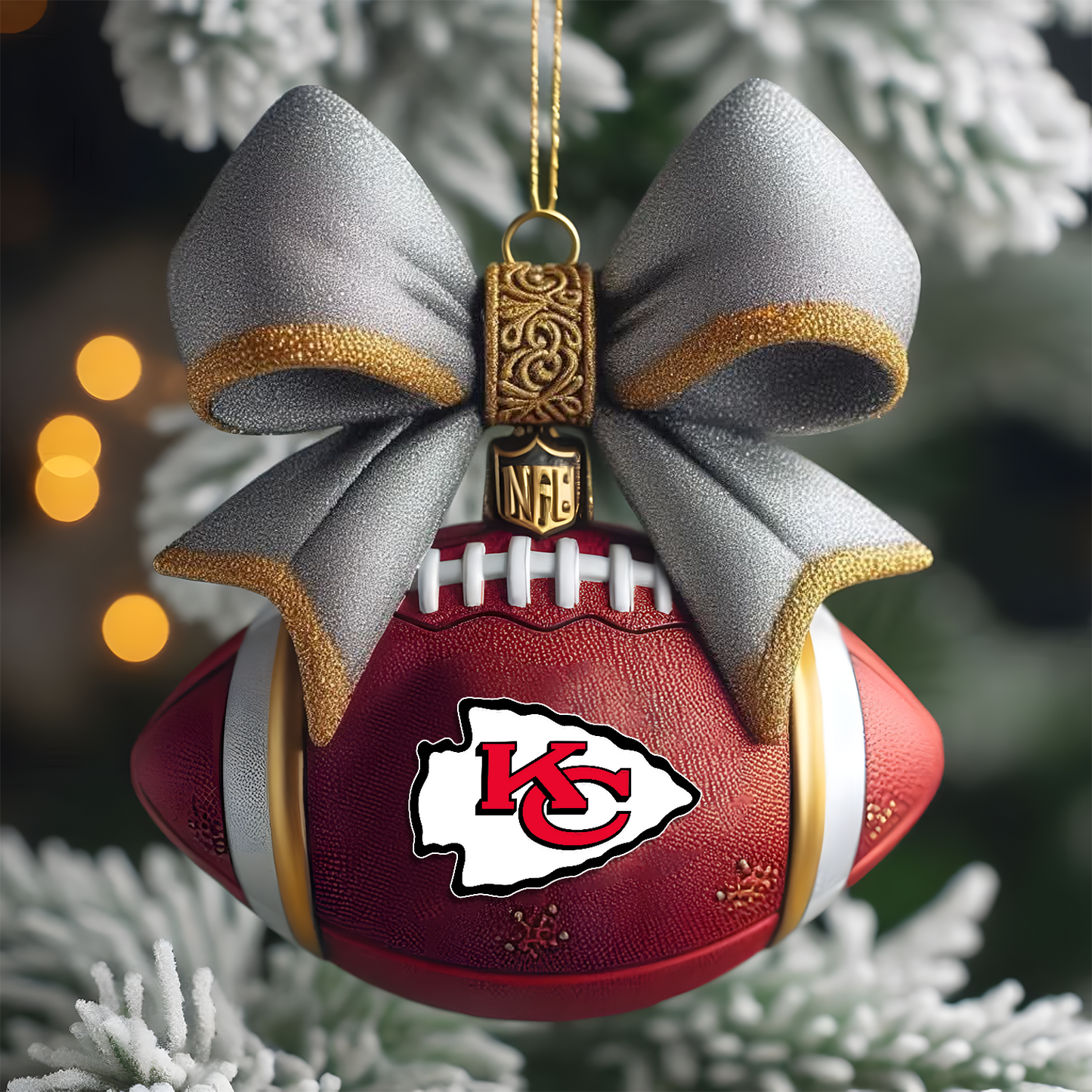 KC X NFL Holiday Ornament 2025 - Spirit of the Game V1 NAK NHT