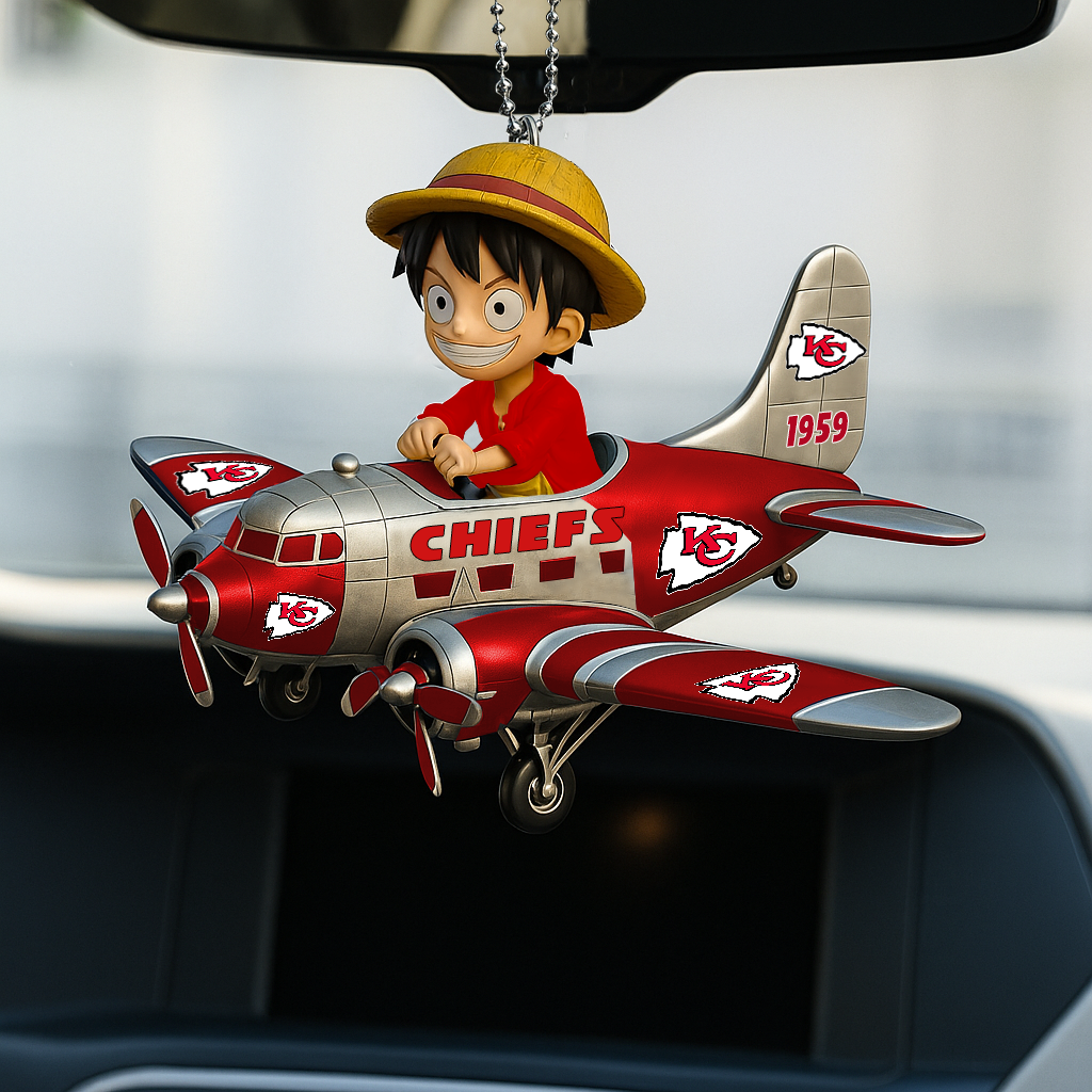 KCC NFL x Luffy Premium Car Hanging Ornament DDT CTND