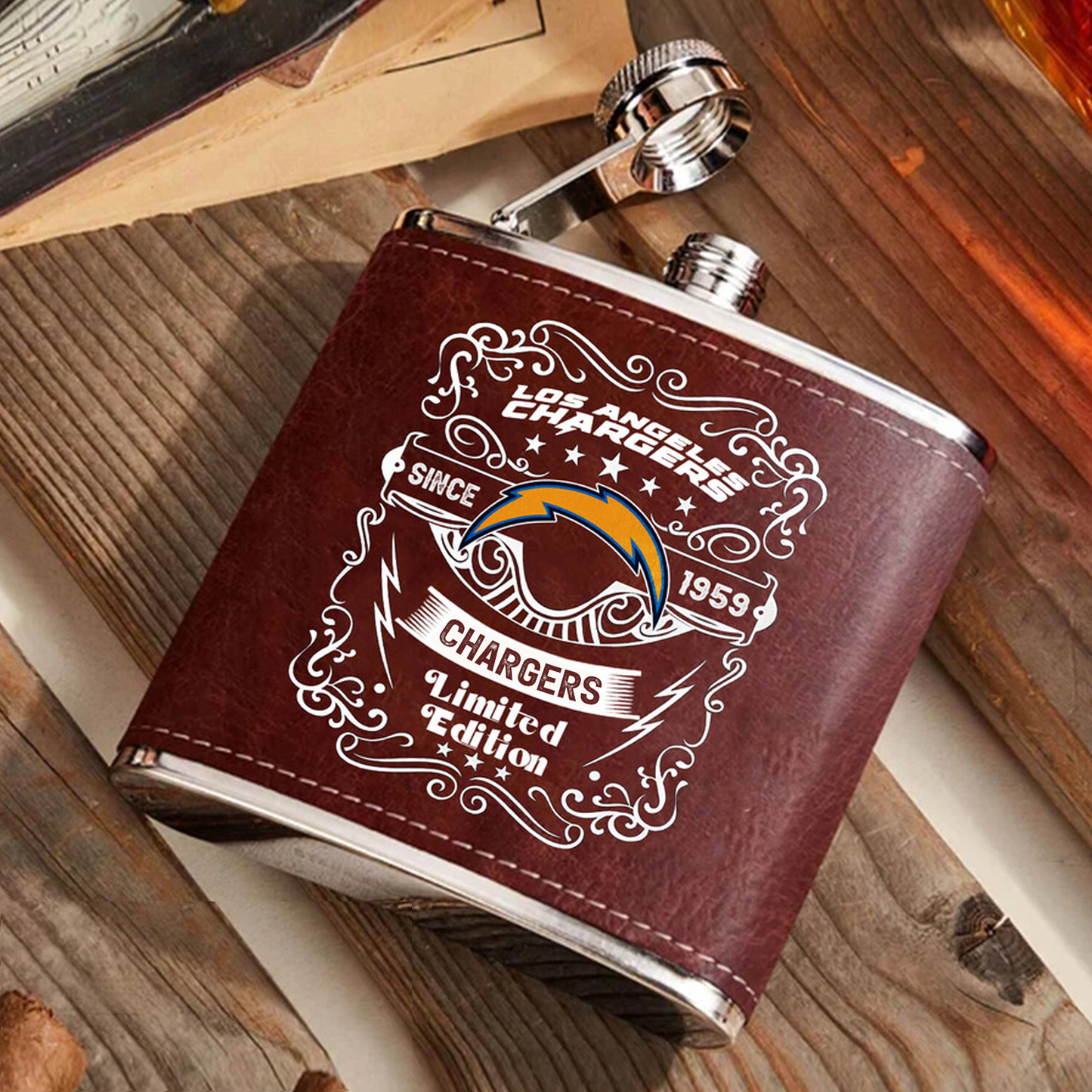 LAC x NFL Stainless Steel Flask DatND ThuongNH
