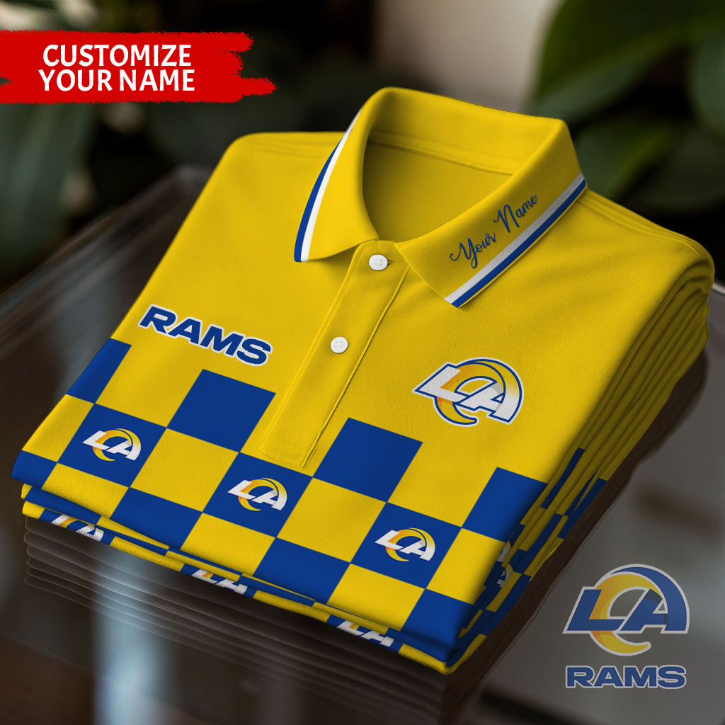 LAR NFL V6 Polo Shirt DDT NTL