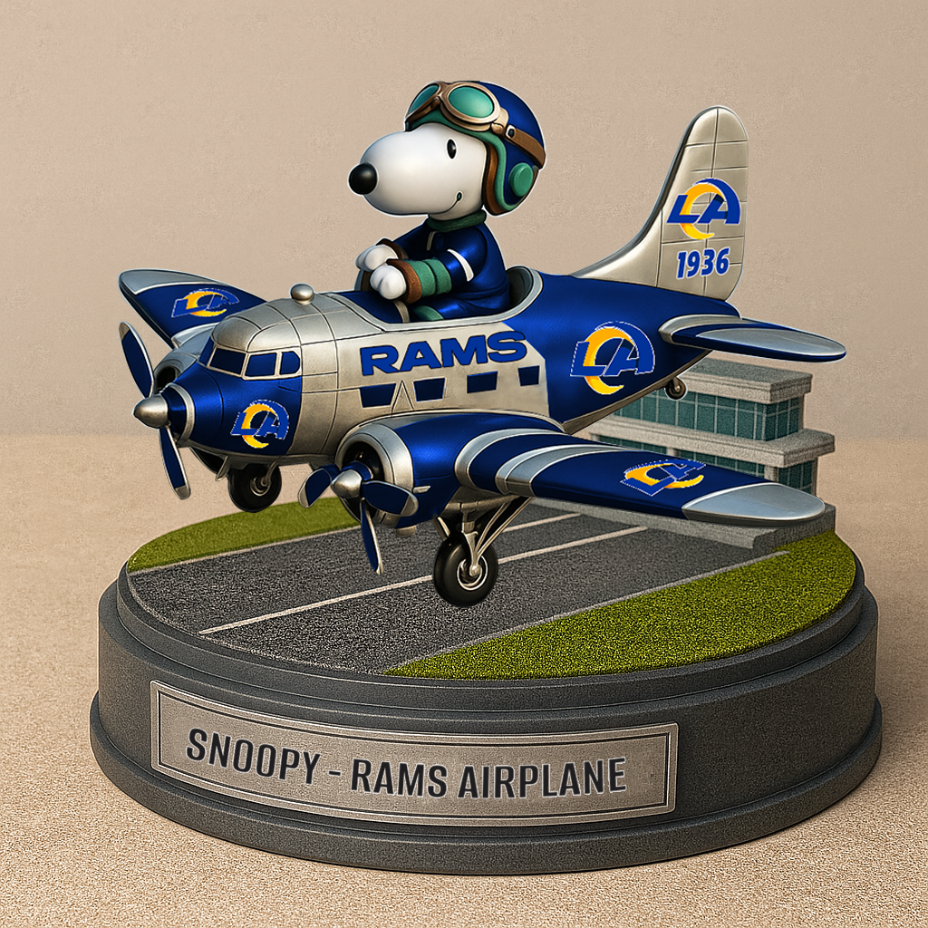 LAR NFL x SNP Airplane Premium Acrylic Plaque DDT CTND
