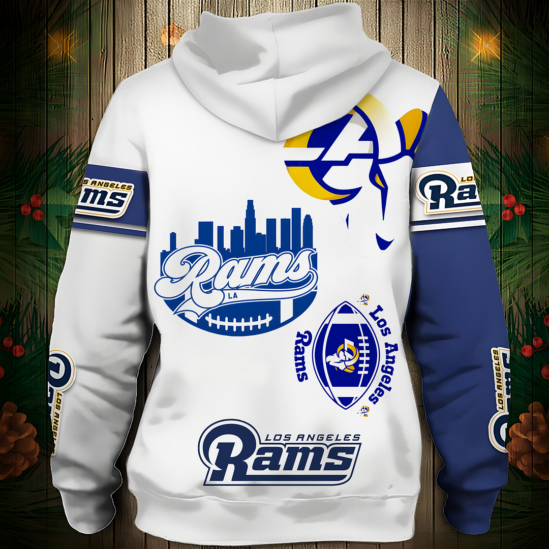 LAR Premium NFL V3 3D Graphic Hoodie DDT NTL