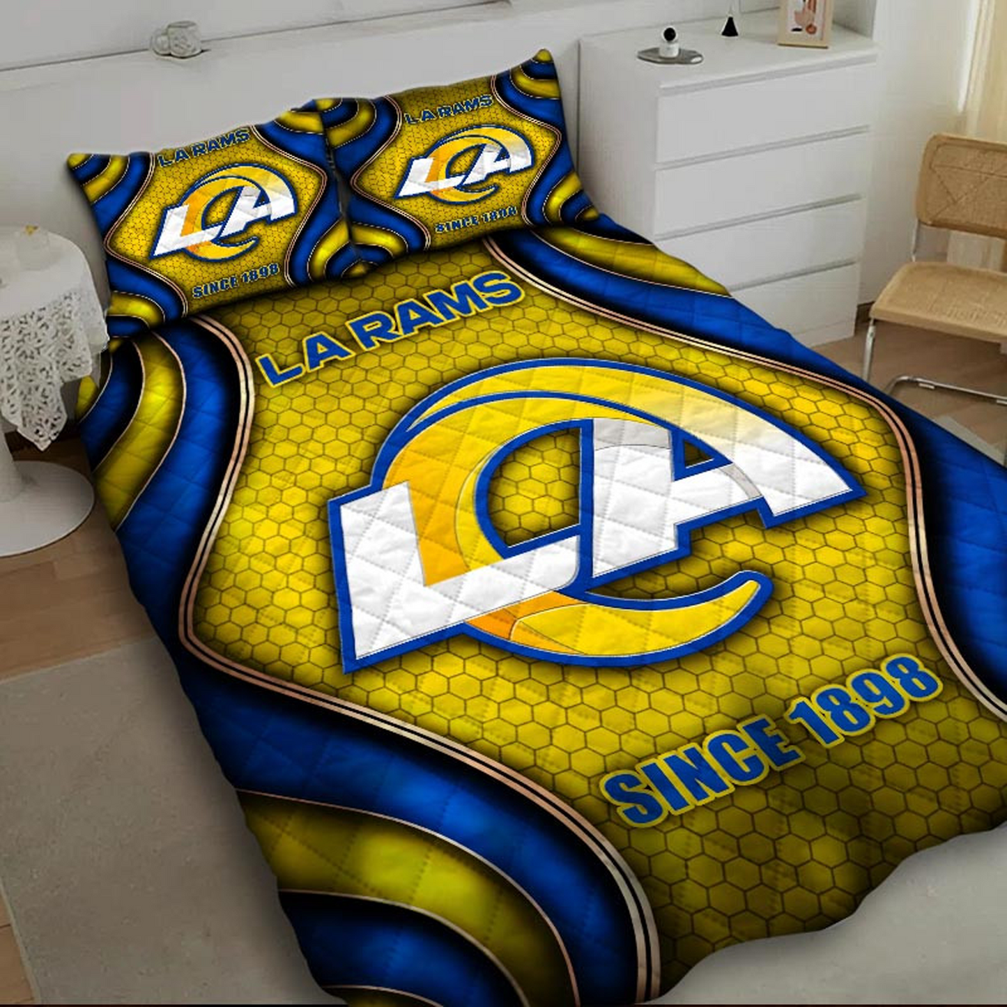 LAR x NFL Bedding Set Multicolor V1 DATND TANTD