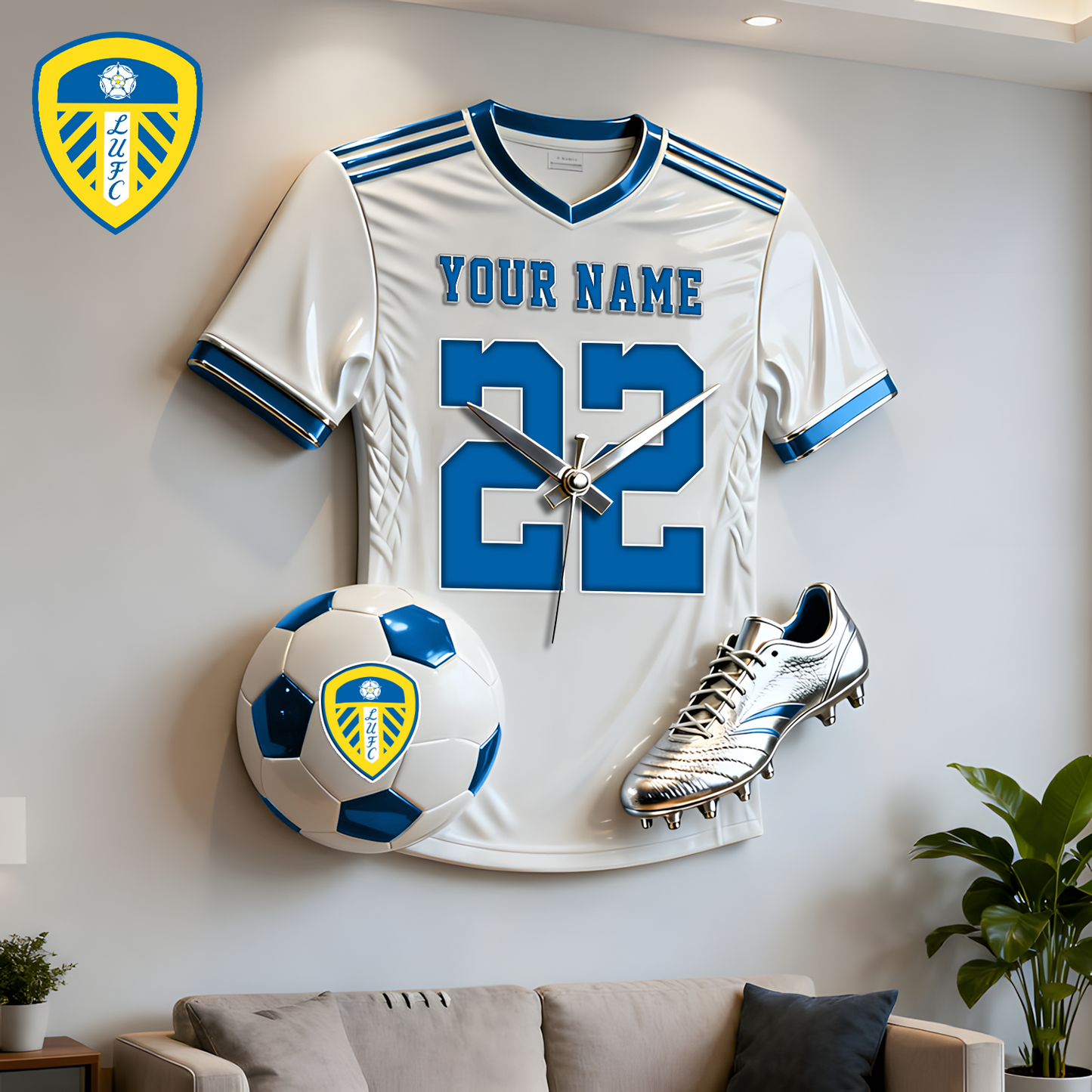 LEE X Personalized EPL football player sculpture clock V1 NAK NHT