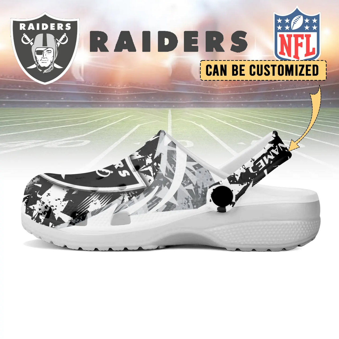 LV x NFL Crocs Crocband Clogs Shoes DatND DVT