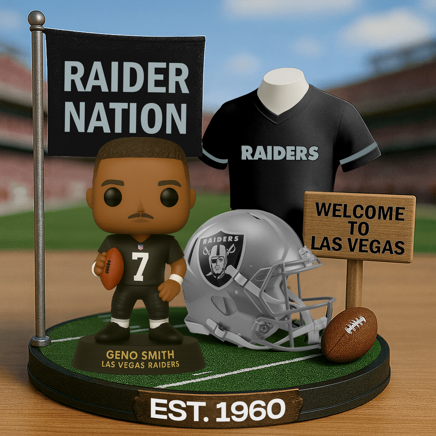 LV x NFL Premium Commemorative Figure DatND DVT