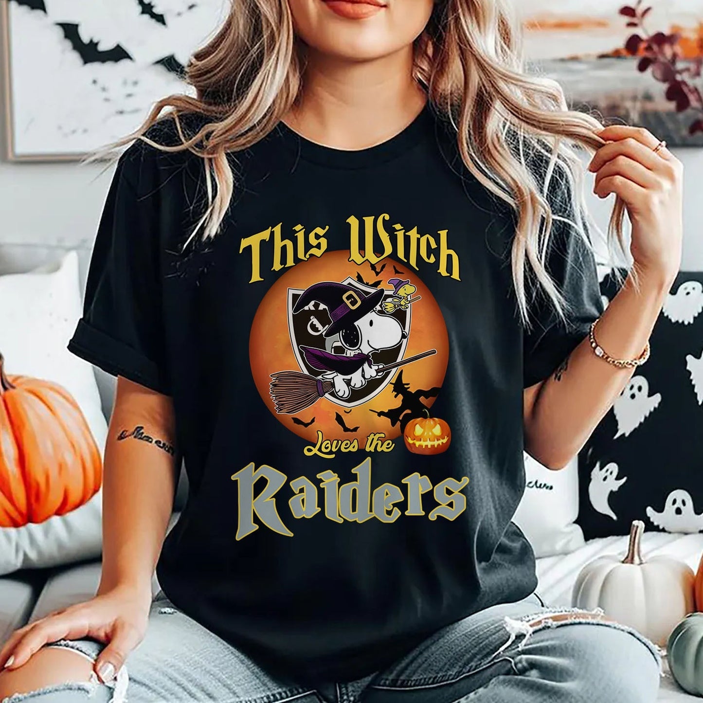LV x NFL This Witch Snoopy Love This 2D Shirt DatND DVT