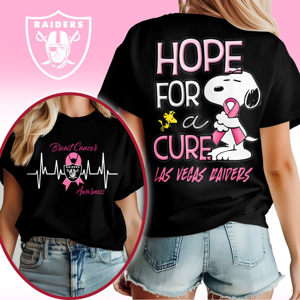 LVR Premium Breast Cancer Awareness Snoopy Hope For A Cure Shirt DDT NTL