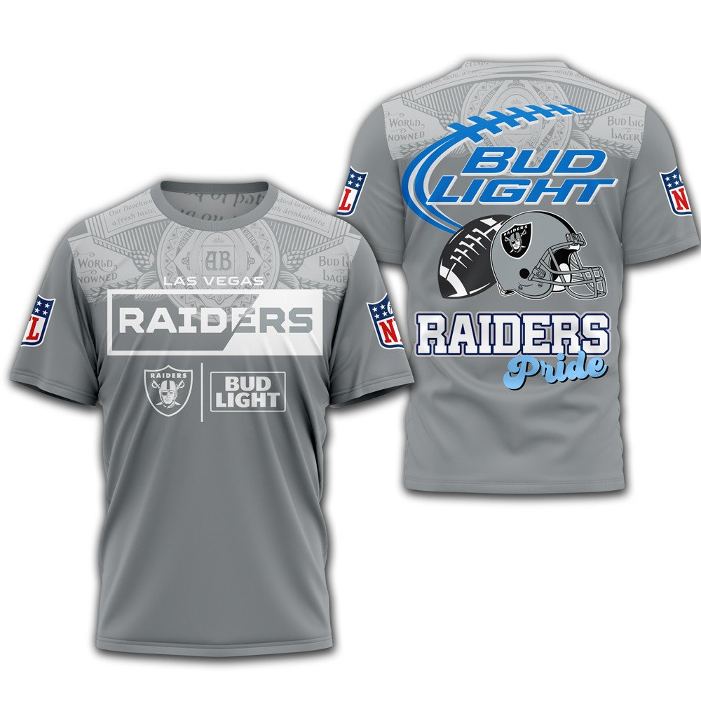 LVR Premium NFL x Bud Light 3D T-shirt DDT CTND