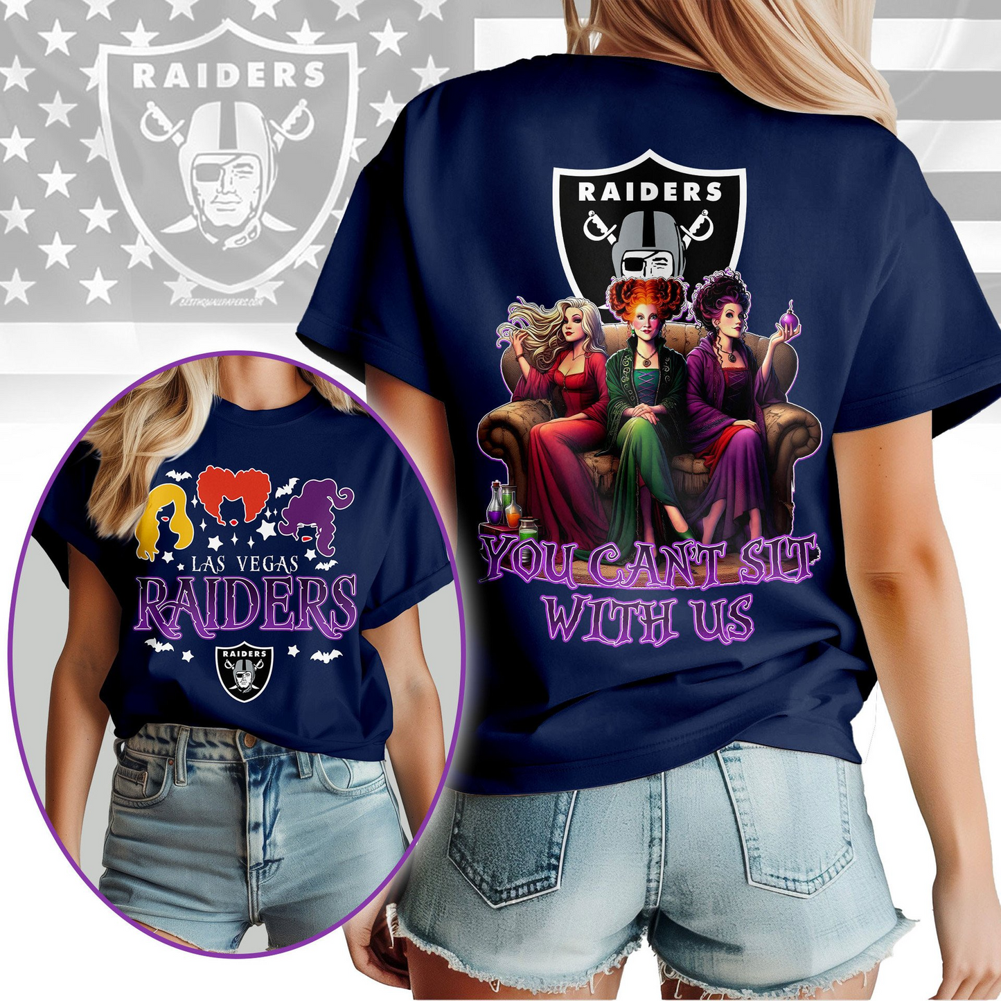 LVR Premium NFL You Can't Sit With Us 3D T-shirt DDT NTL