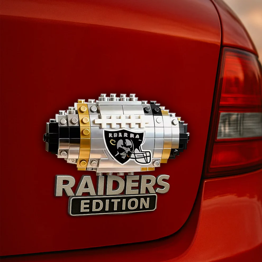 LVR x NFL Building Block Set 3D Car Name Badge DDT CTND