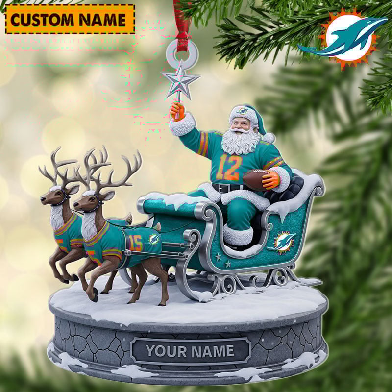 MD NFL Personalized Christmas Ornament Gift For Family DDTNTL
