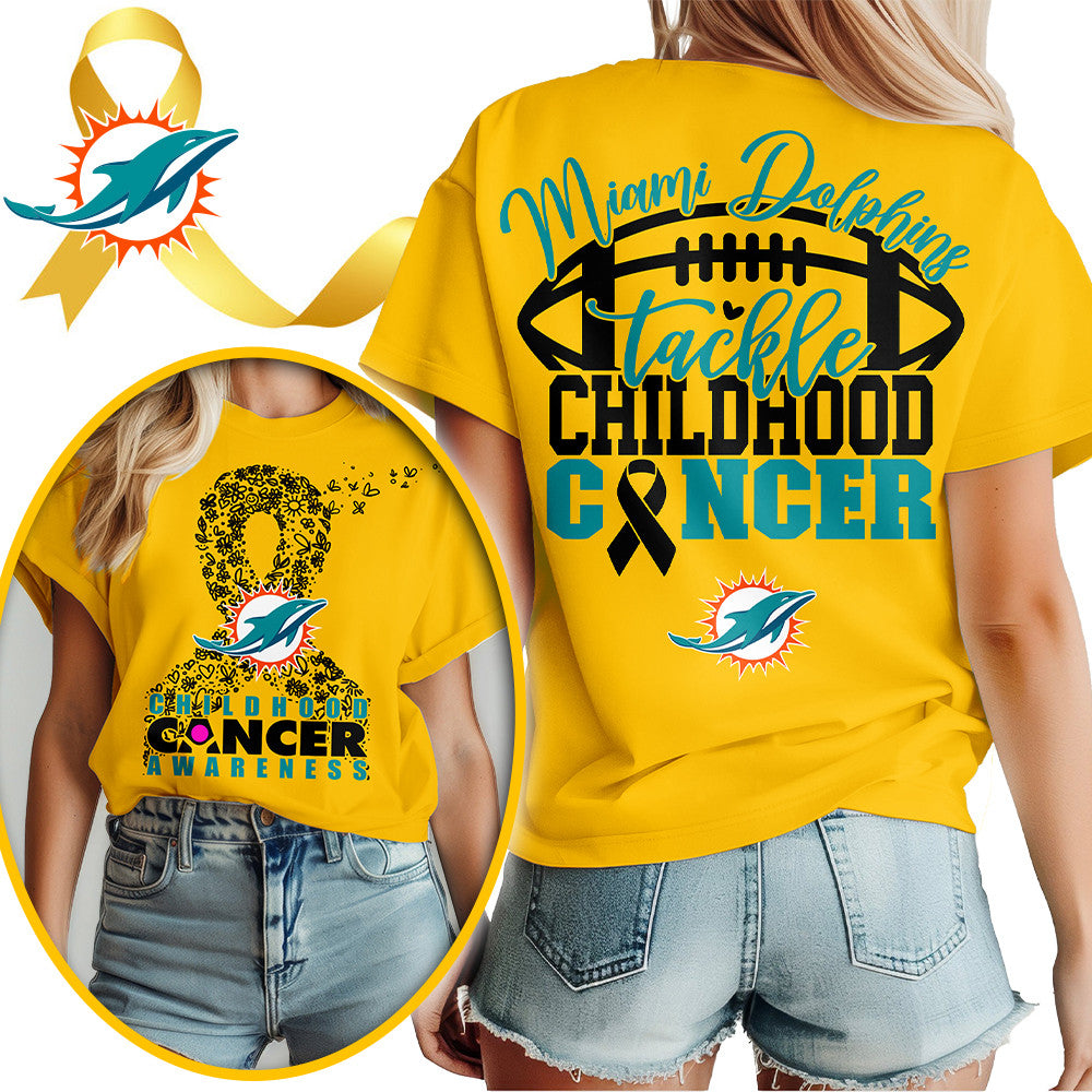 MIA X NFL Premium Childhood Cancer Awareness Month 3D Shirt DatND ThuongNH