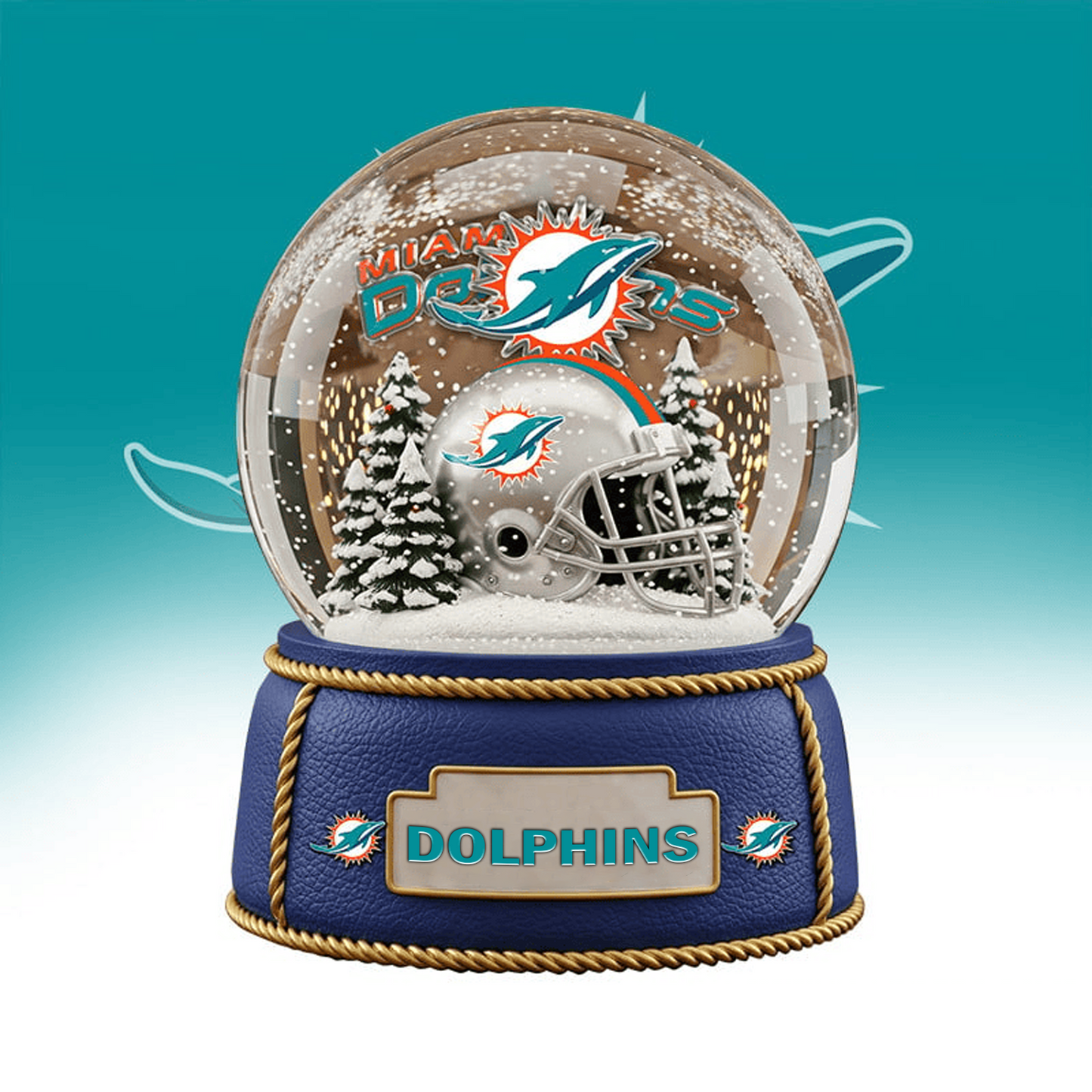 MIA x NFL Prenium Christmas Acrylic Block Plaque TUANND TANTD