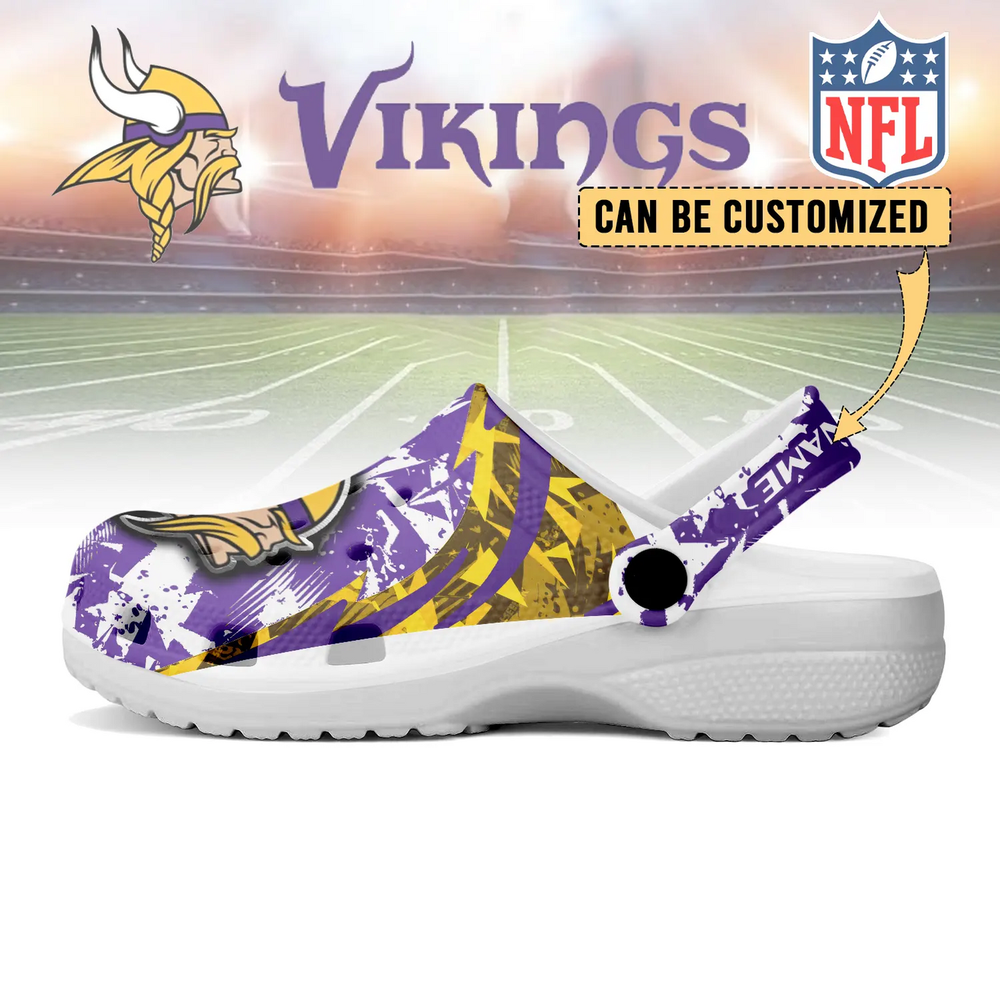 MIN x NFL Crocs Crocband Clogs Shoes DatND DVT