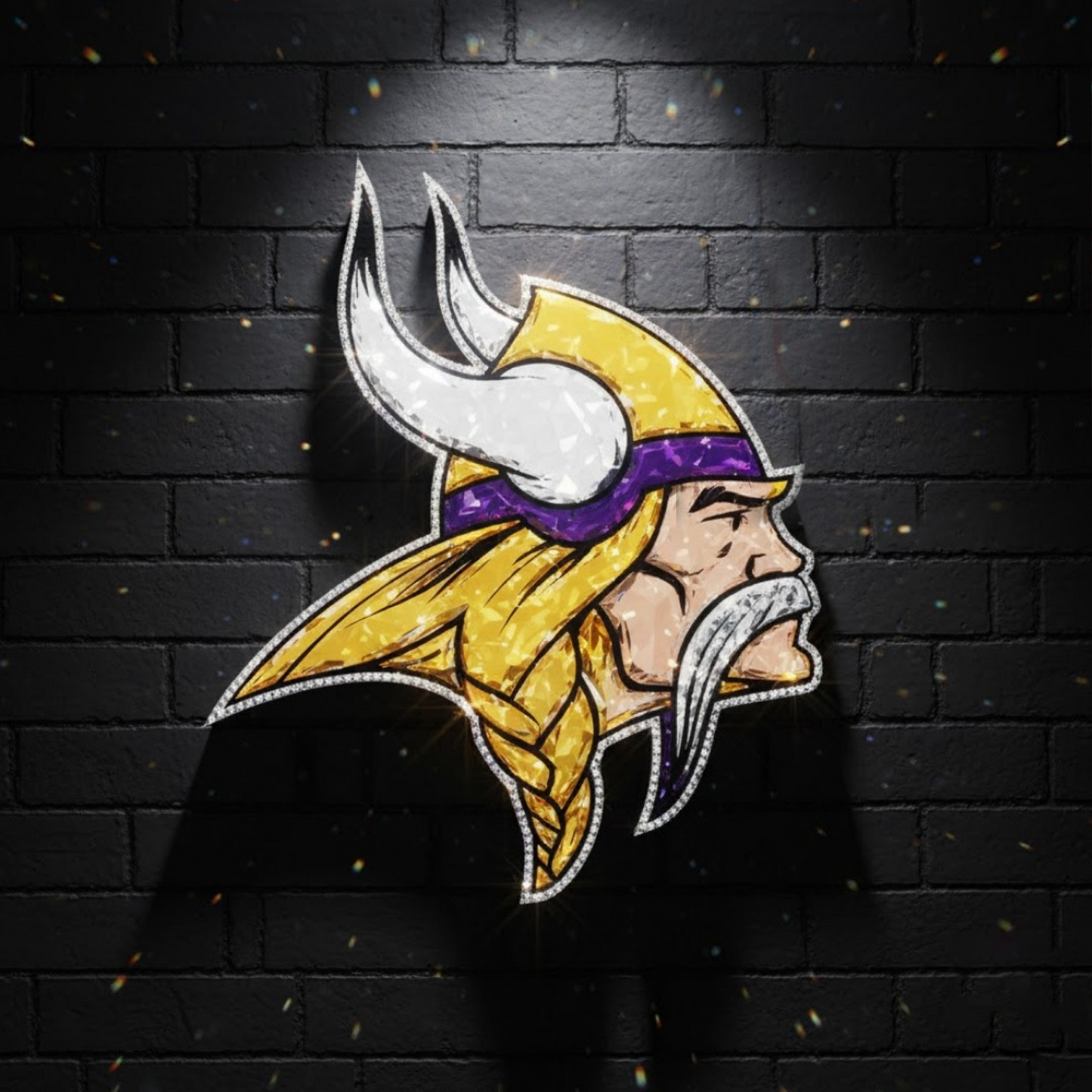 MIN X NFL Diamond Crystal Wall Art DatND DVT