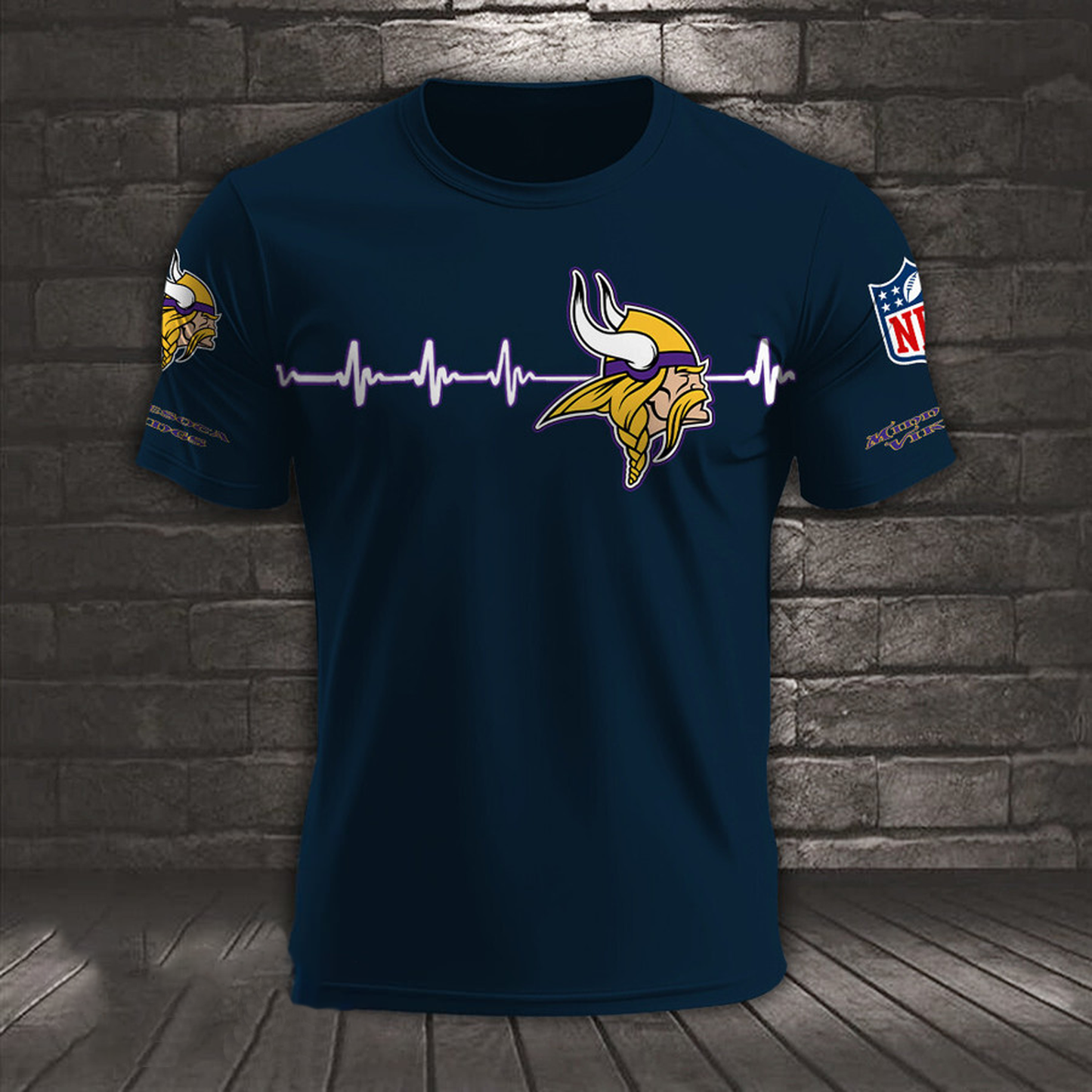 MIN x NFL Heart Rate Map Special 3D Shirt DatND ThuongNH