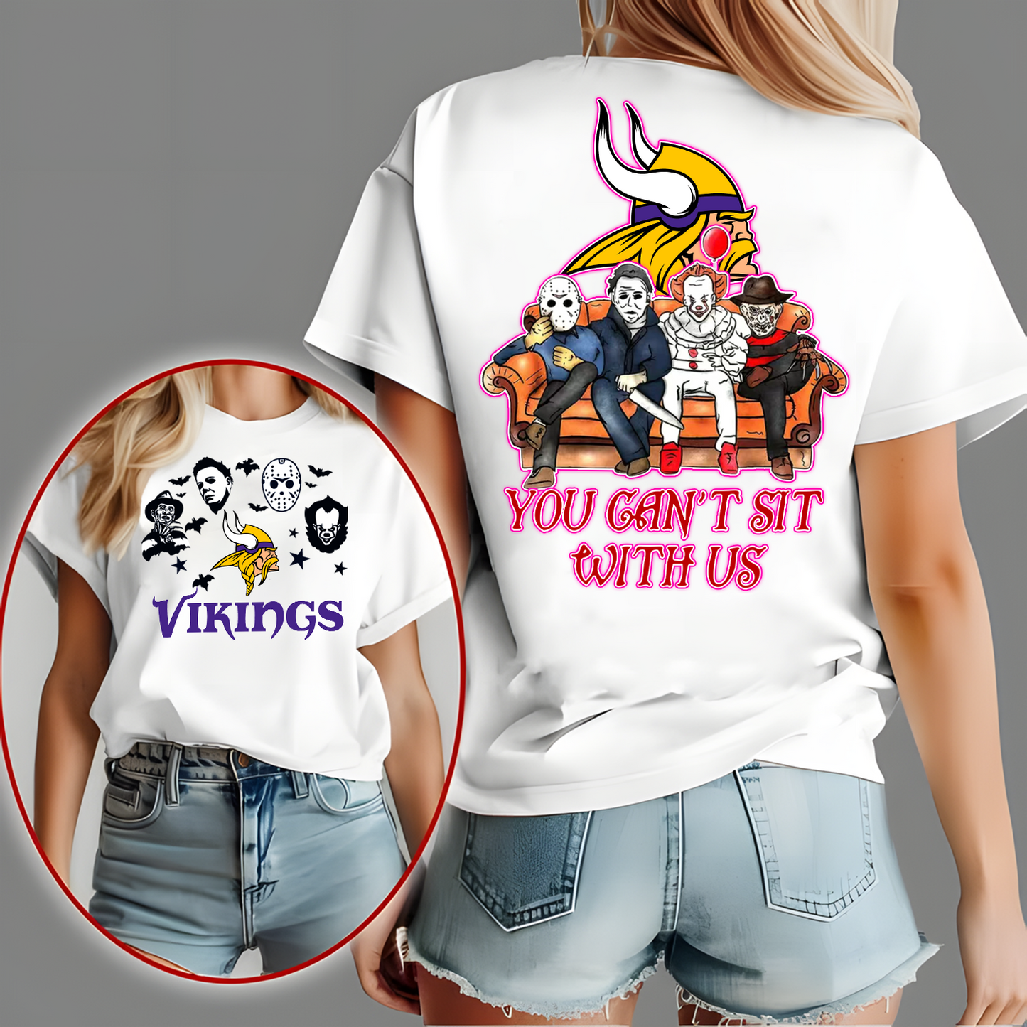 MIN x NFL Horror Movie Fan Shirt DatND DVT