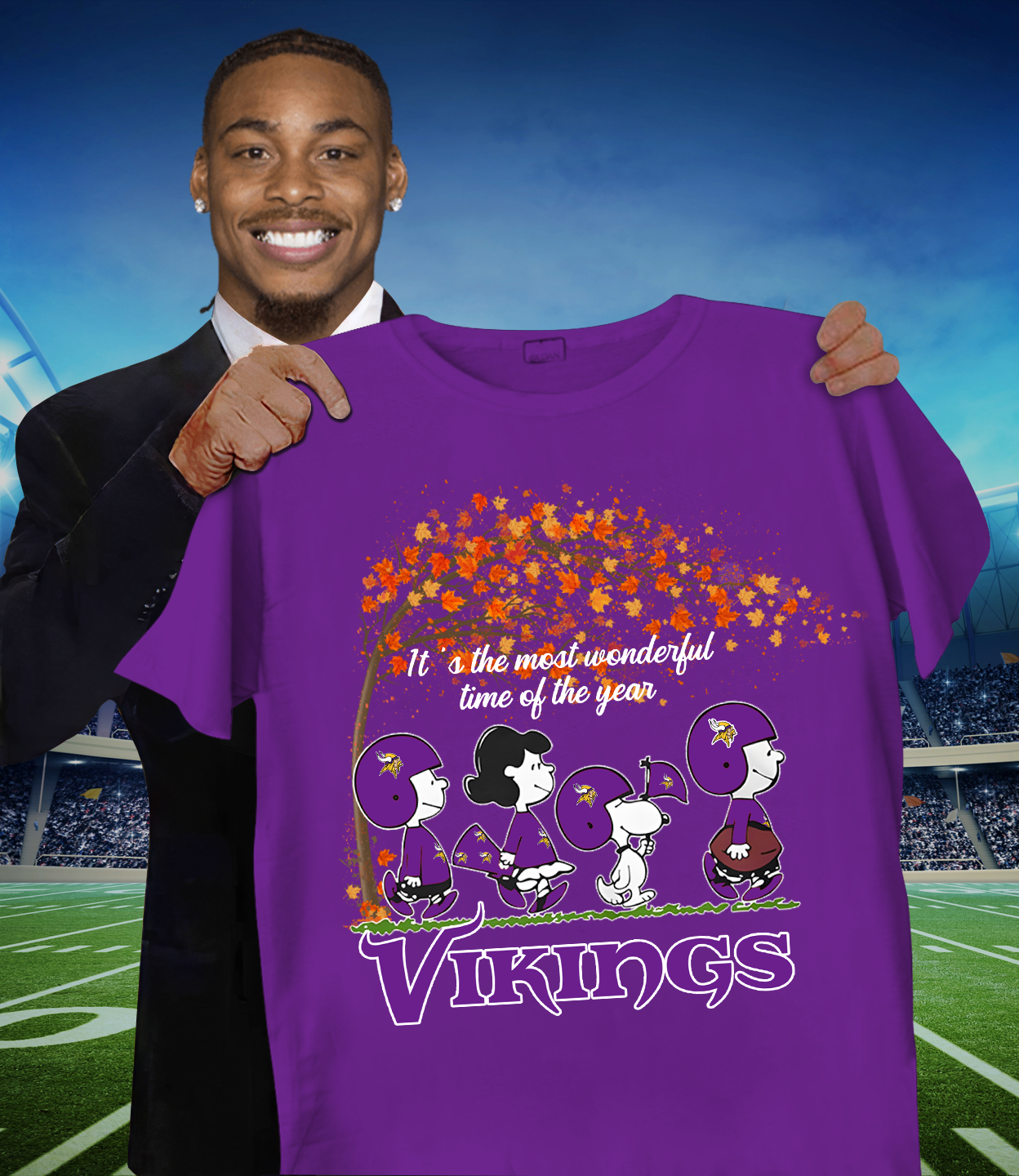 MIN x NFL It's The Most Wonderful T-Shirt DATND TANTD
