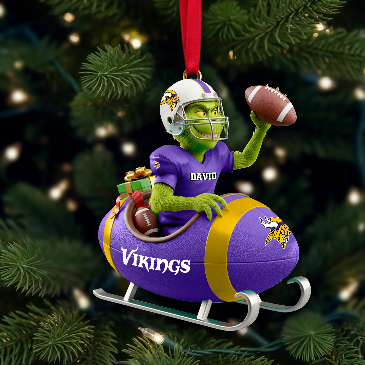 MIN X NFL Personalized Christmas Gift Sport Lovers V1 NAK NHT