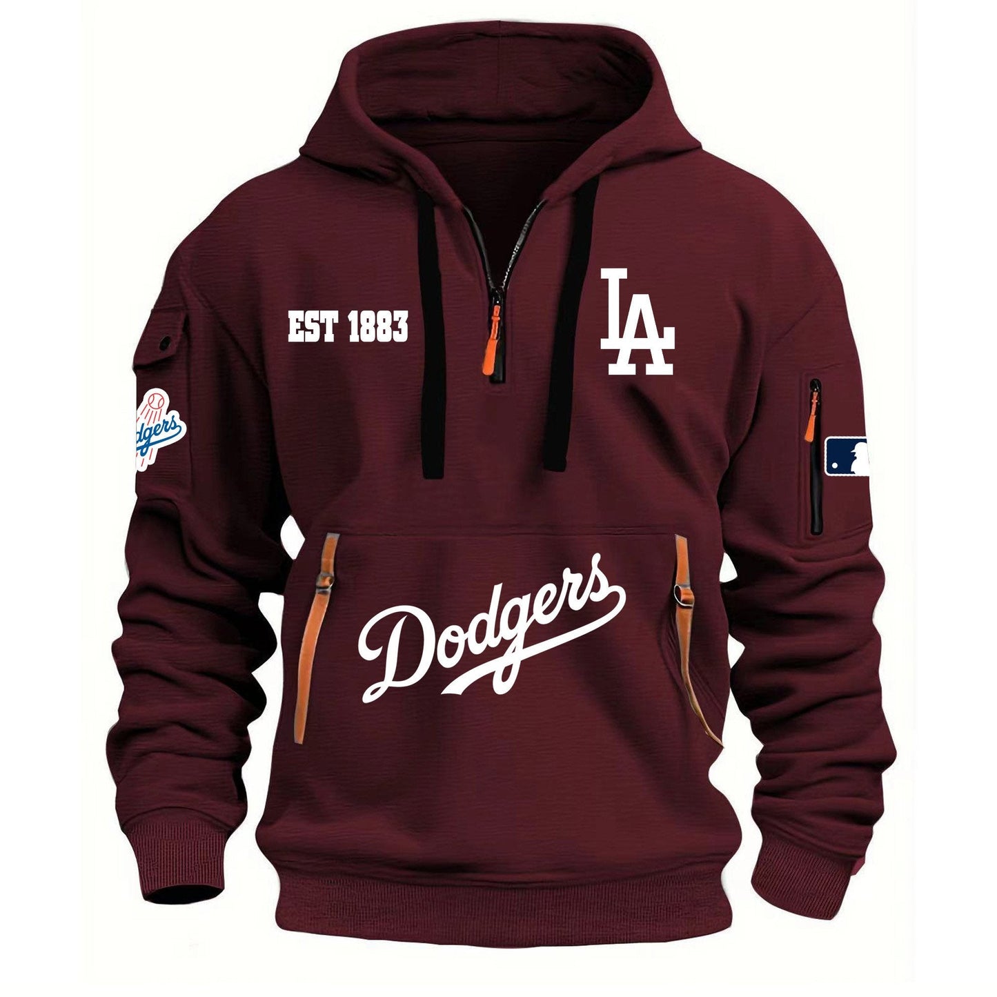 MLB x LAD EST 1883 V1 Half Zipper Hoodie HLP