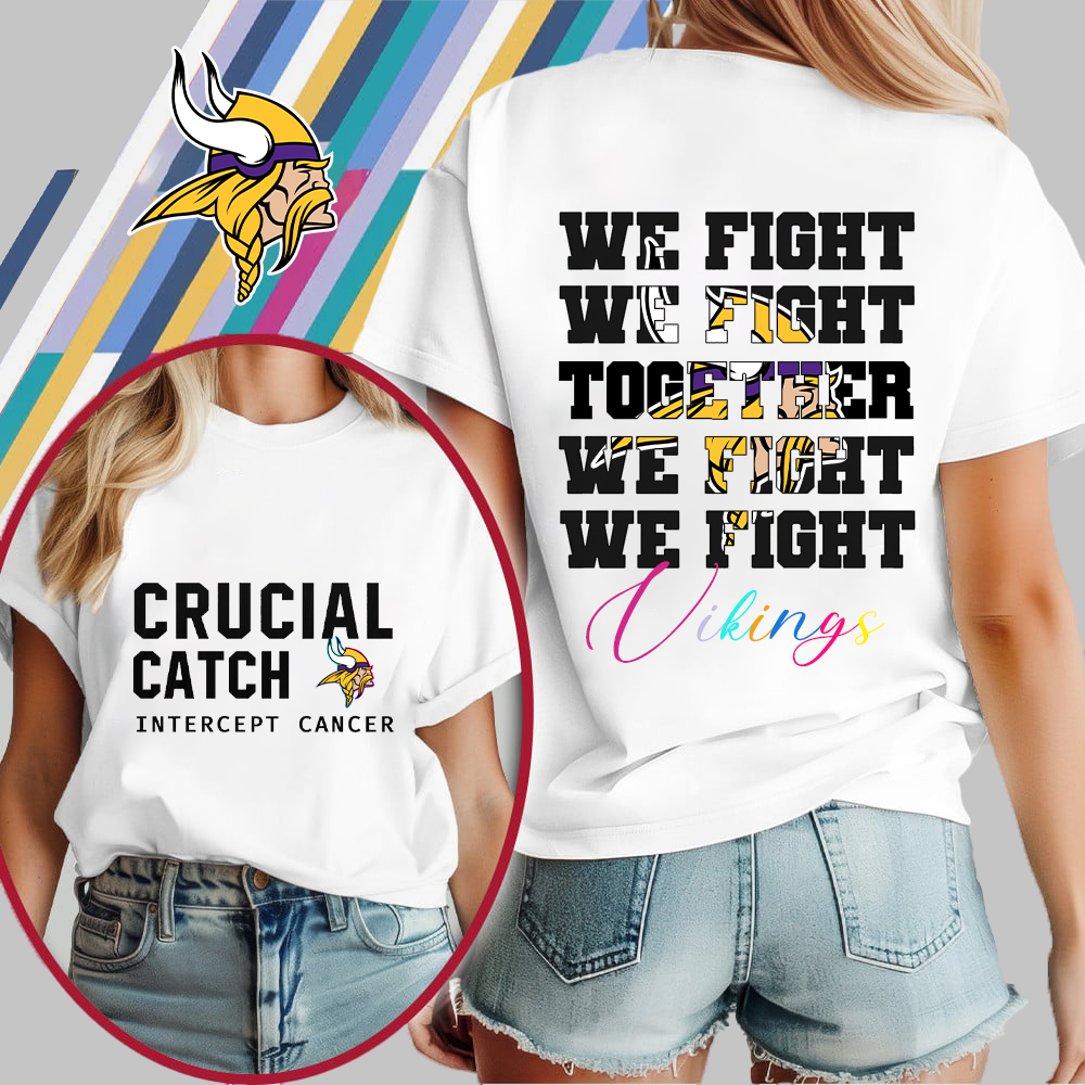 MV NFL Crucial Catch We Fight Together T-Shirt DDT HLPHUONG