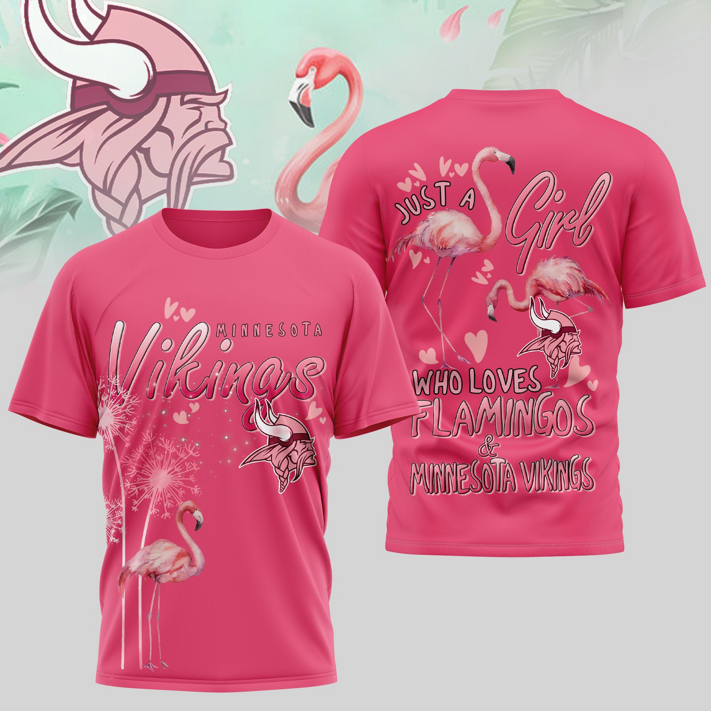MV Premium NFL Flamingo 3D Shirt DDT NTL