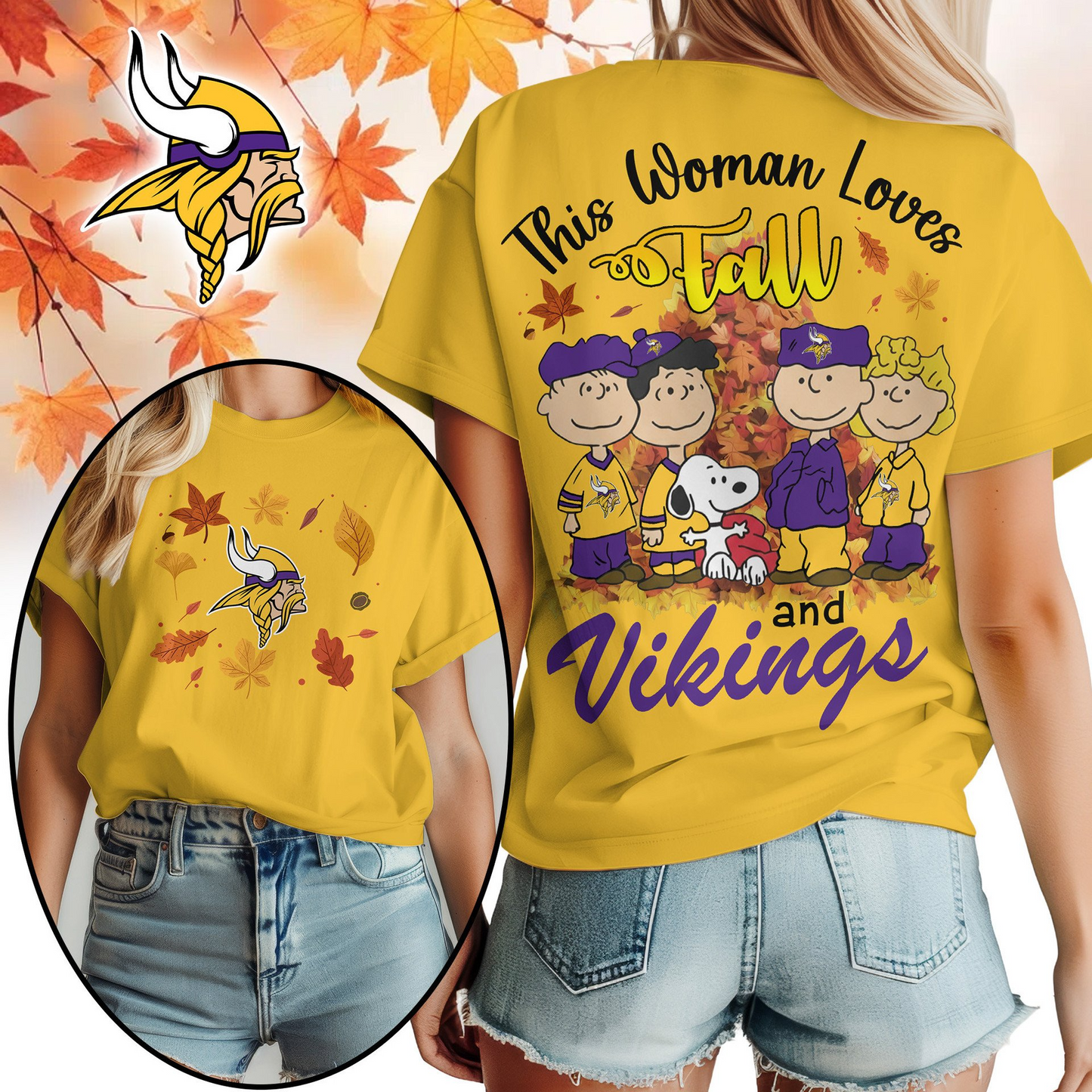 MV Premium NFL This Woman loves fall 3D Shirt DDT CTND