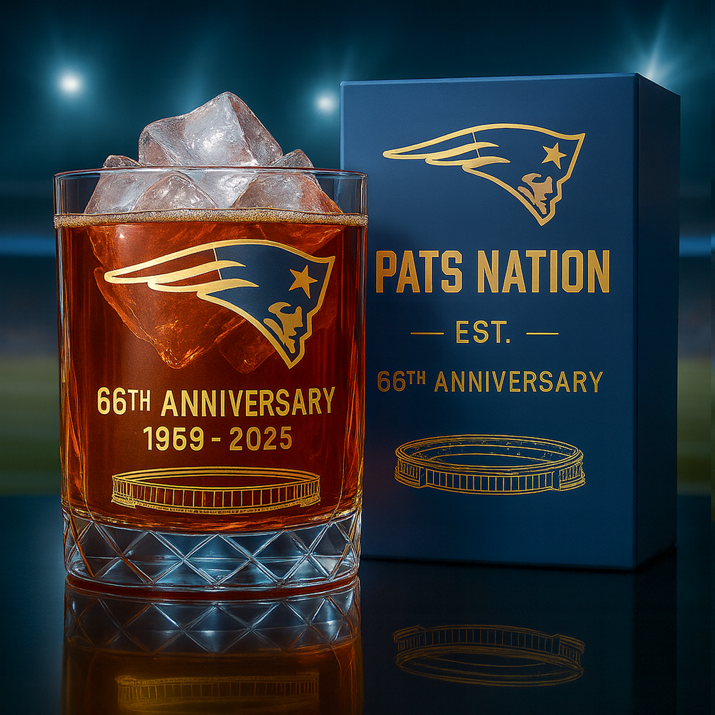 NE x NFL Limited Edition Whiskey Glass DatND DVT