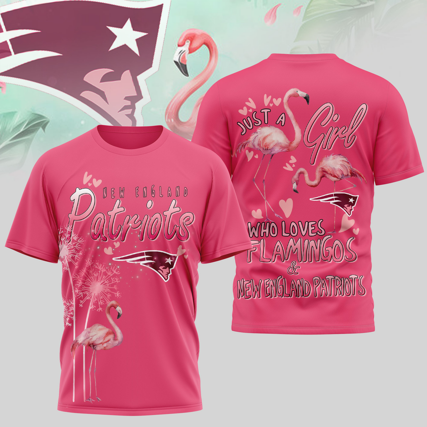 NEP Premium NFL Flamingo 3D Shirt DDT NTL
