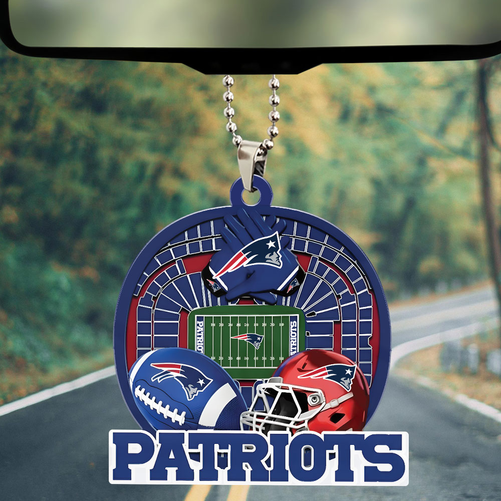 NEW ENGLAND PATRIOTS ORNAMENT CAR NDT
