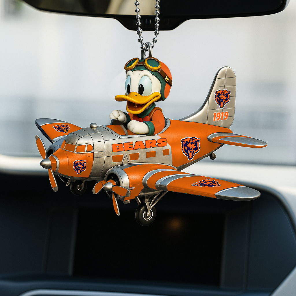 NFL CHI x DN Duck Premium Car Hanging Ornament DDT CTND