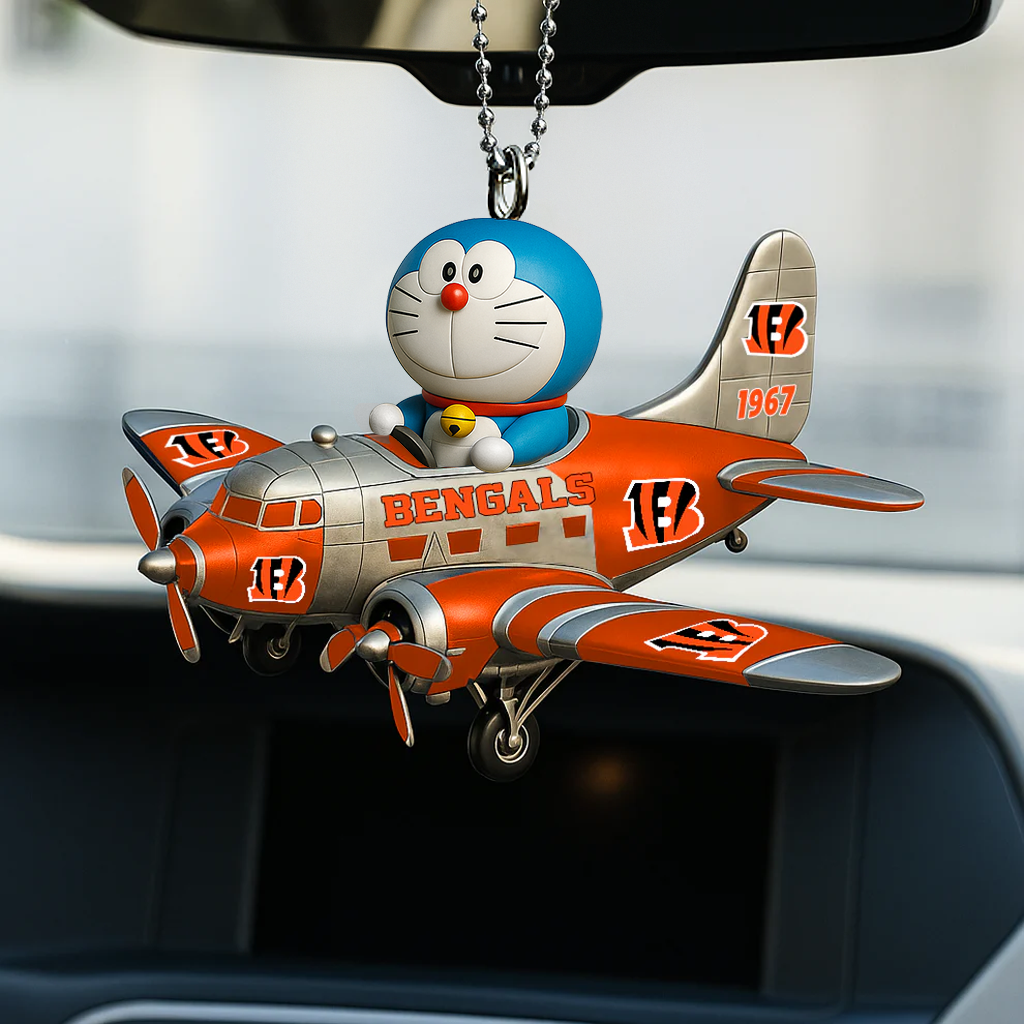 NFL CIN x DRM Premium Car Hanging Ornament DDT NTL